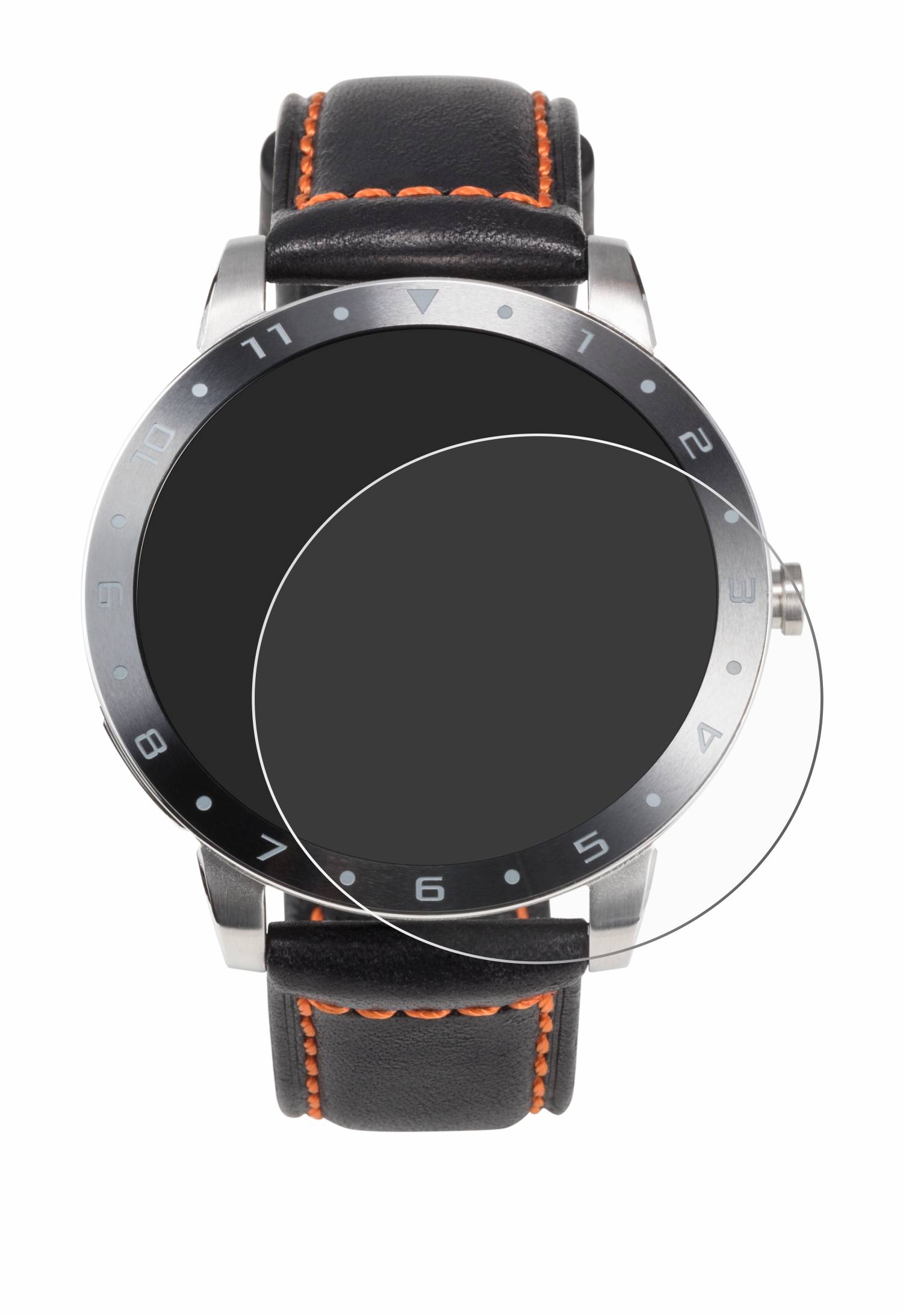 upscreen Bacteria Shield Schutzfolie für ASUS VivoWatch 5 - Antibakteriell