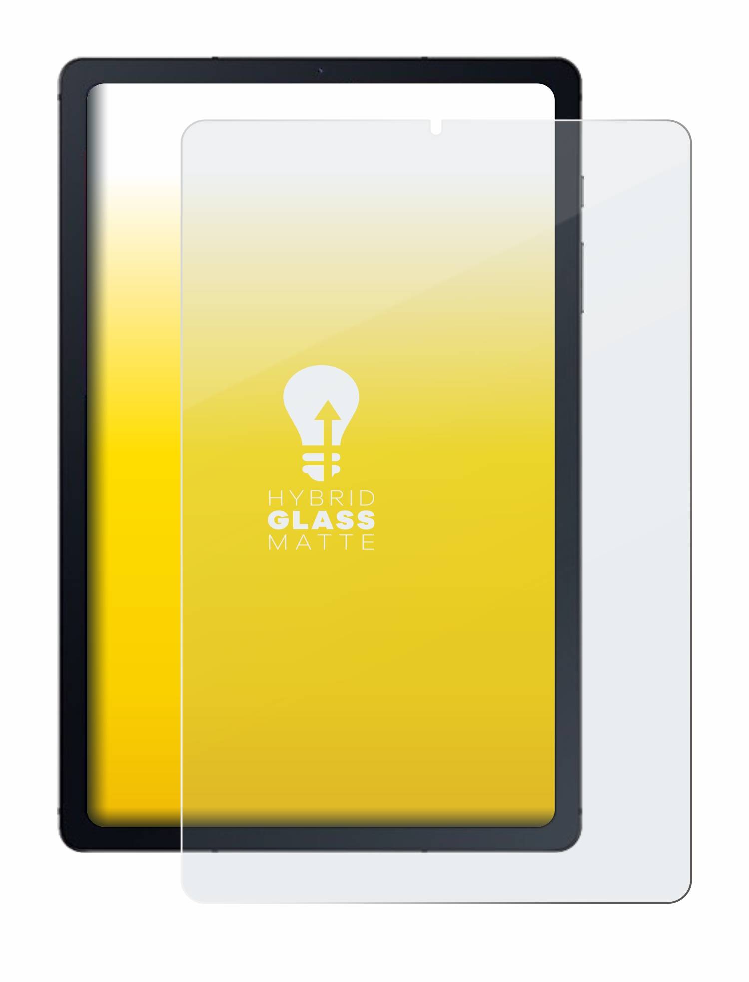 upscreen Hybrid Glas Matt Schutz-Folie für Samsung Galaxy Tab S6 Lite WiFi 2024