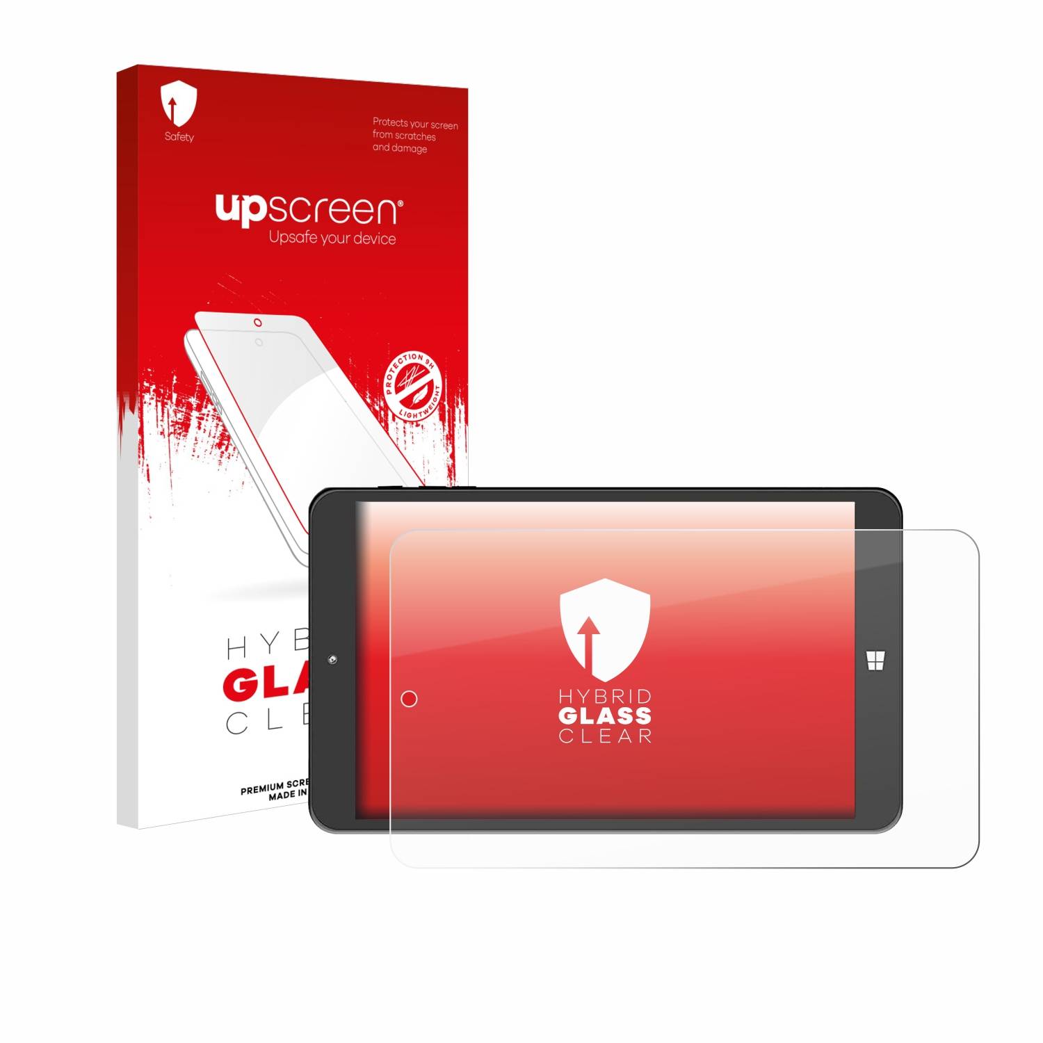 upscreen Hybrid Glas Panzer-Folie für SZTPS Tablet 8