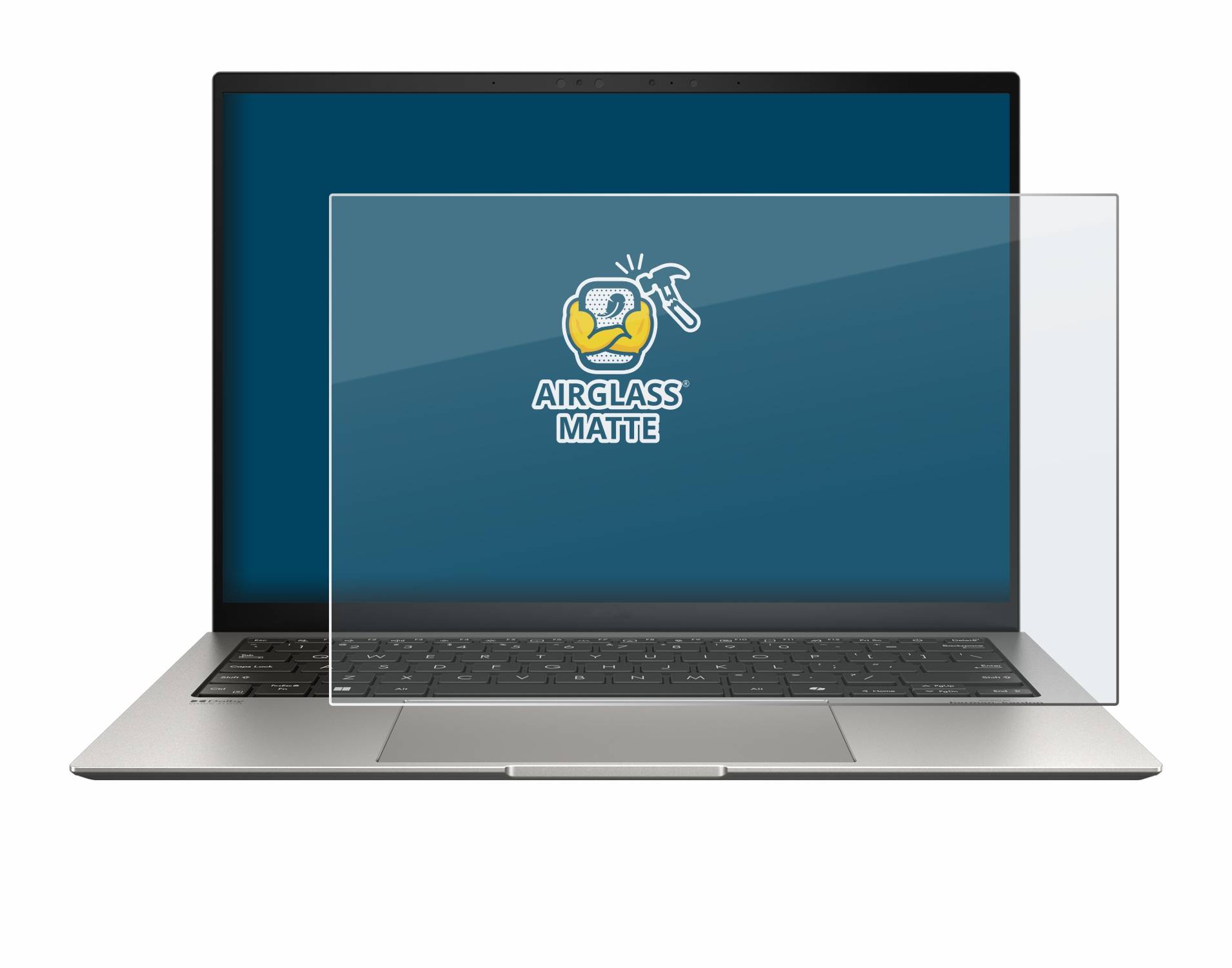BROTECT AirGlass Matt Glas Schutz Folie für ASUS ZenBook S 13 OLED UX5304