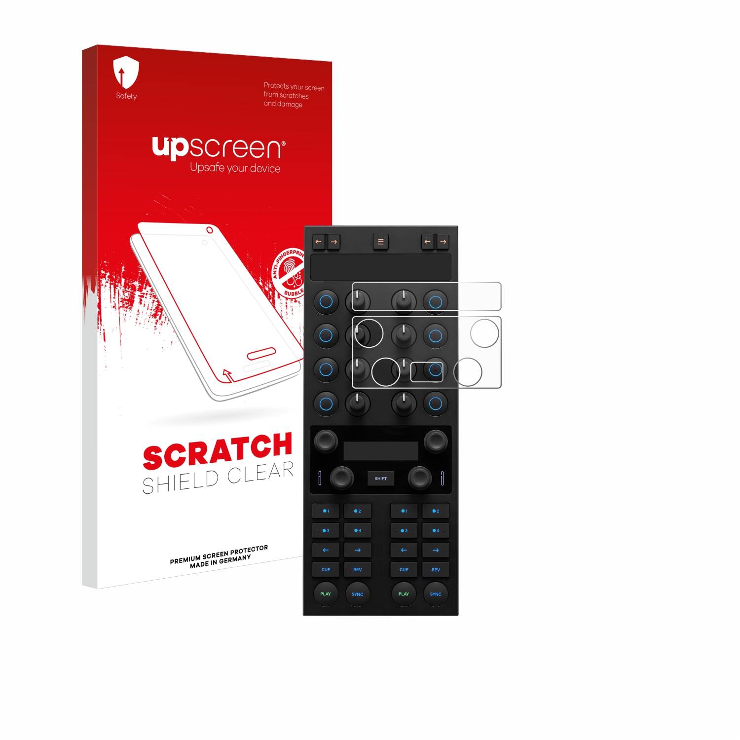 upscreen Scratch Shield Schutzfolie für Native Instruments Traktor Kontrol X1 MK3