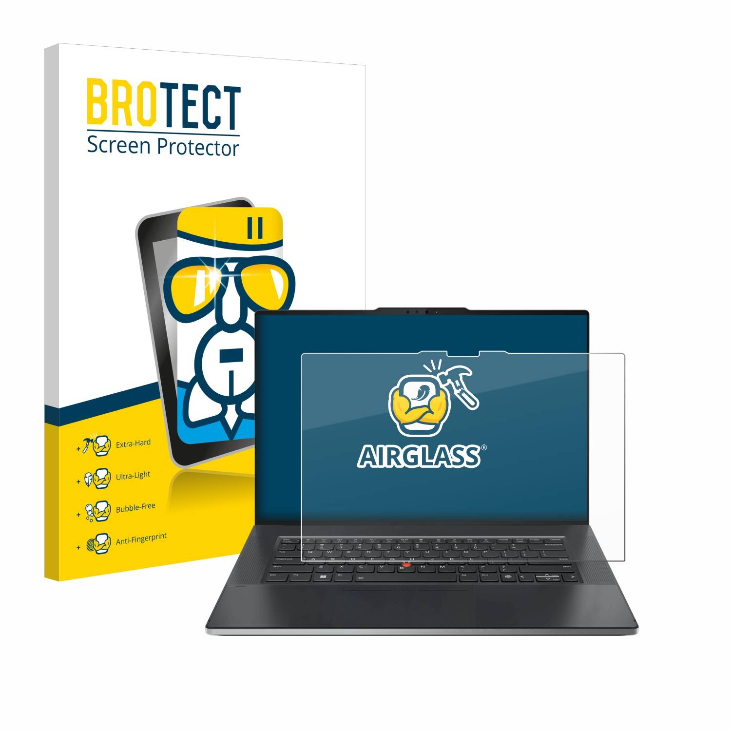 BROTECT AirGlass Glas Panzer-Folie für Lenovo ThinkPad Z13 Gen 2 - Schutzglas