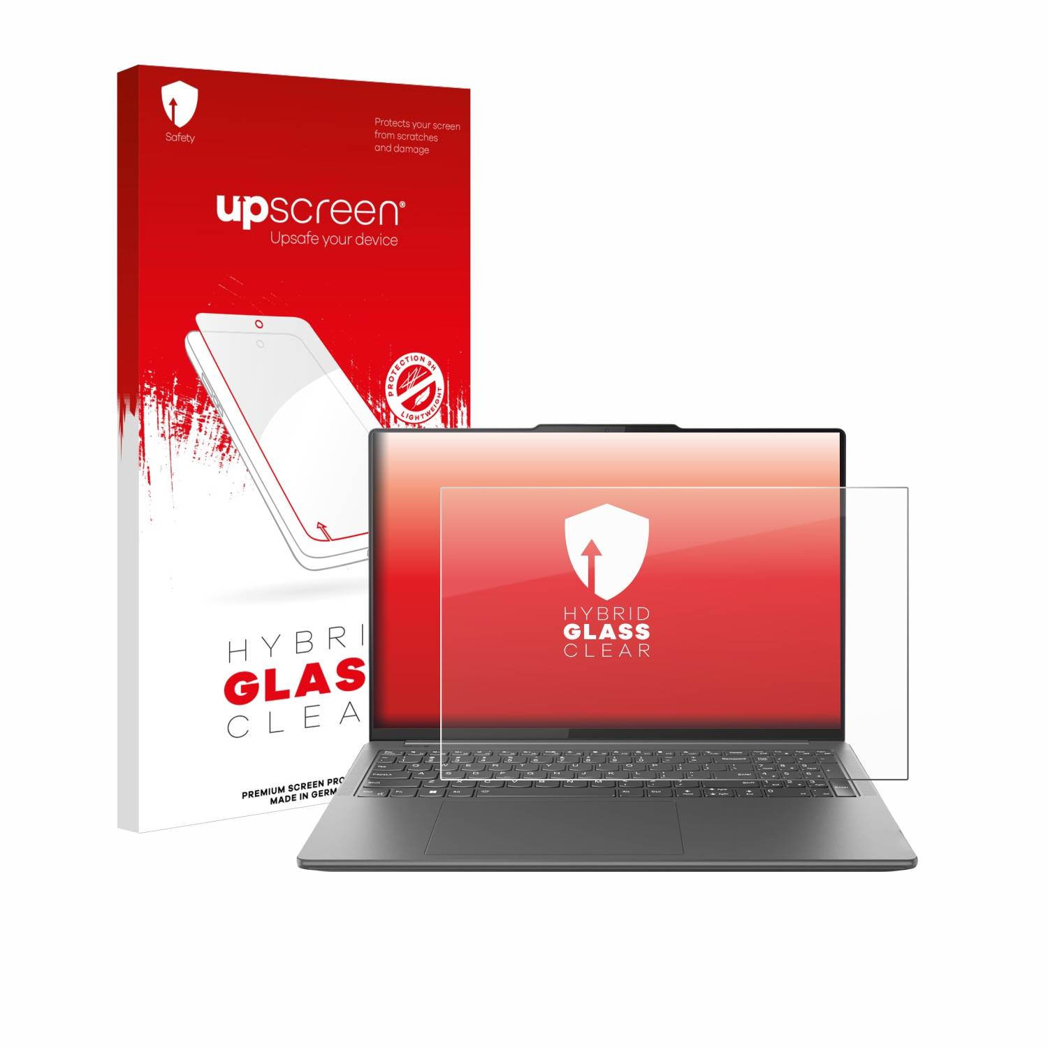 upscreen Hybrid Glas Panzer-Folie für Lenovo Yoga Pro 9i Gen 9 16 Non-Touch
