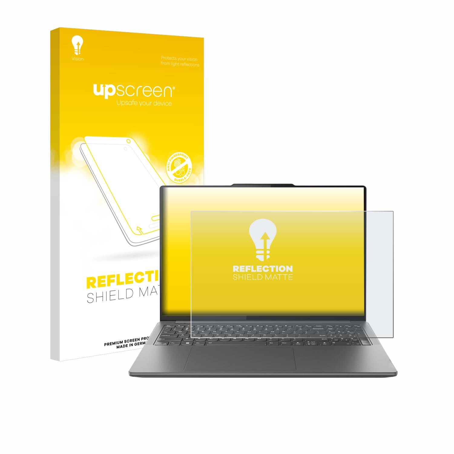 upscreen Reflection Shield Matt Schutzfolie für Lenovo Yoga Pro 9i Gen 9 16 Non-Touch
