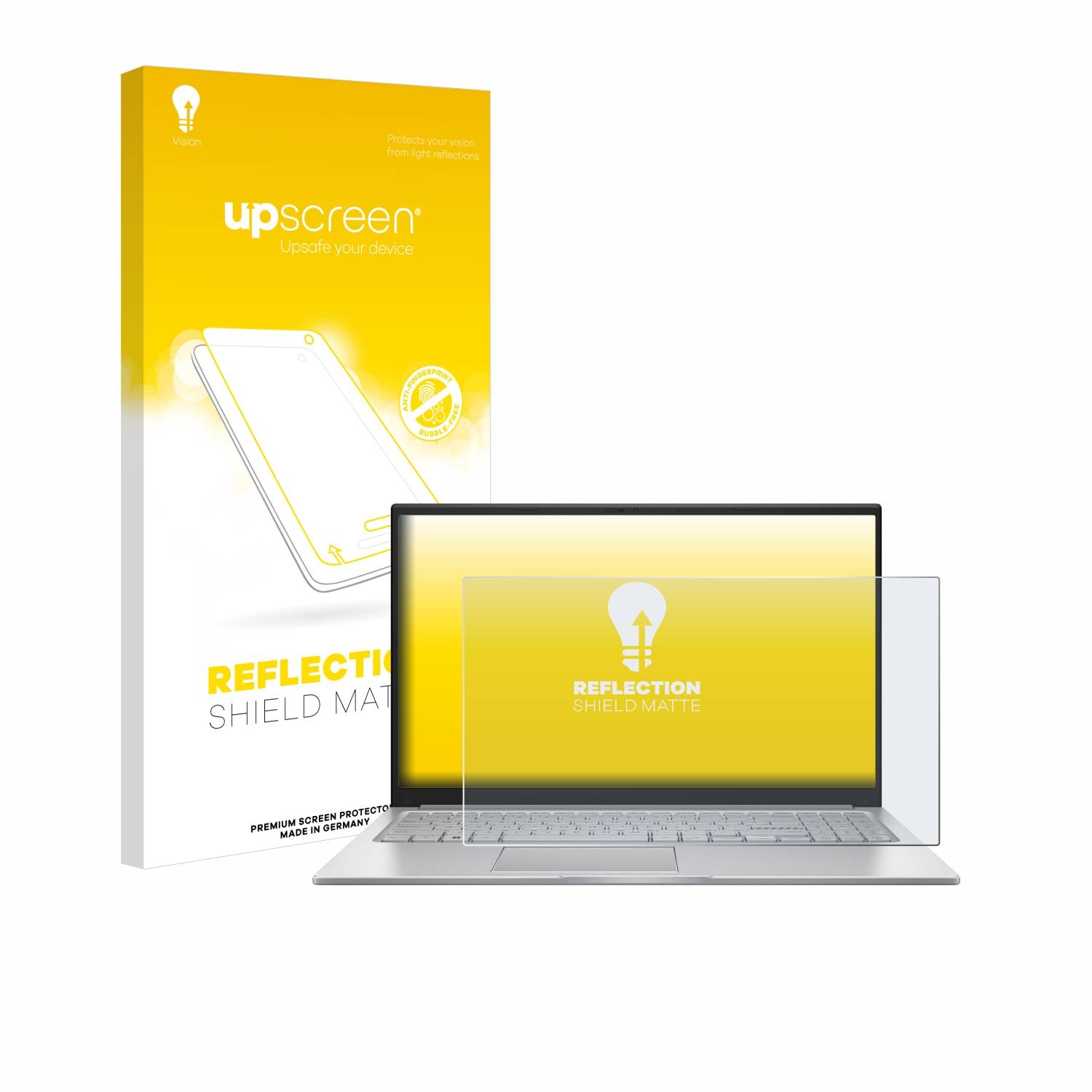 upscreen Reflection Shield Matt Schutzfolie für ASUS Vivobook 15 X1504