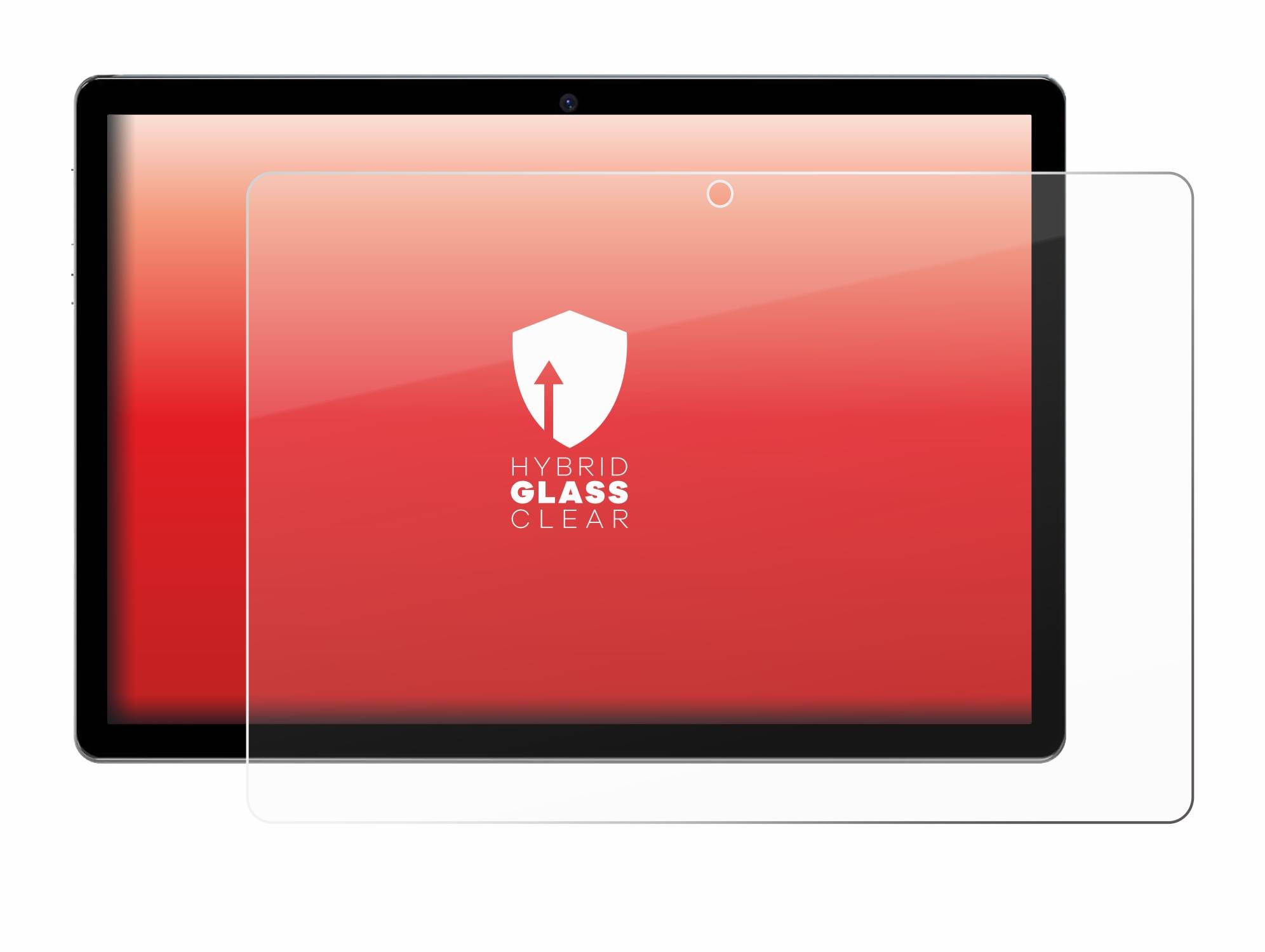 upscreen Hybrid Glas Schutz-Folie für Jikocxn K10 10.1