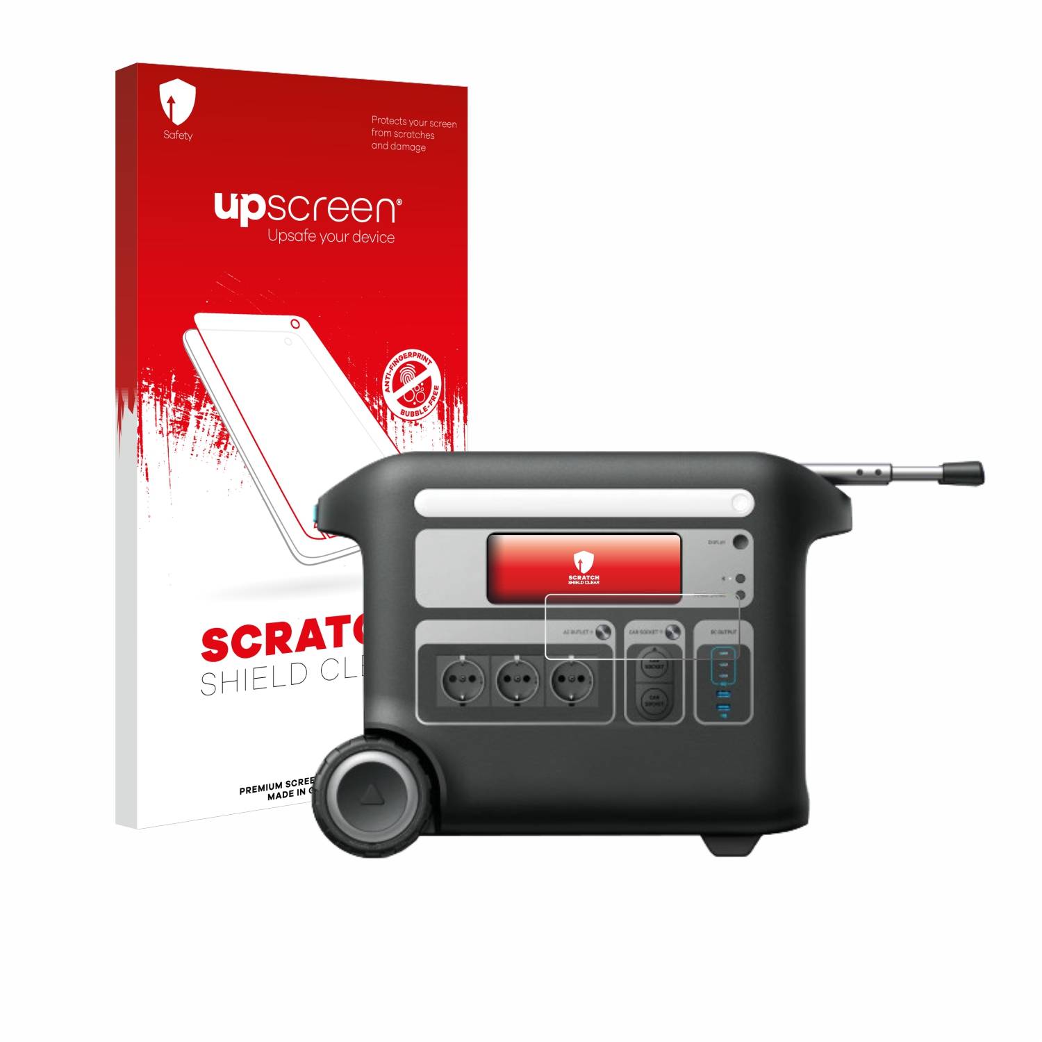 upscreen Scratch Shield Schutzfolie für Anker SOLIX F2000