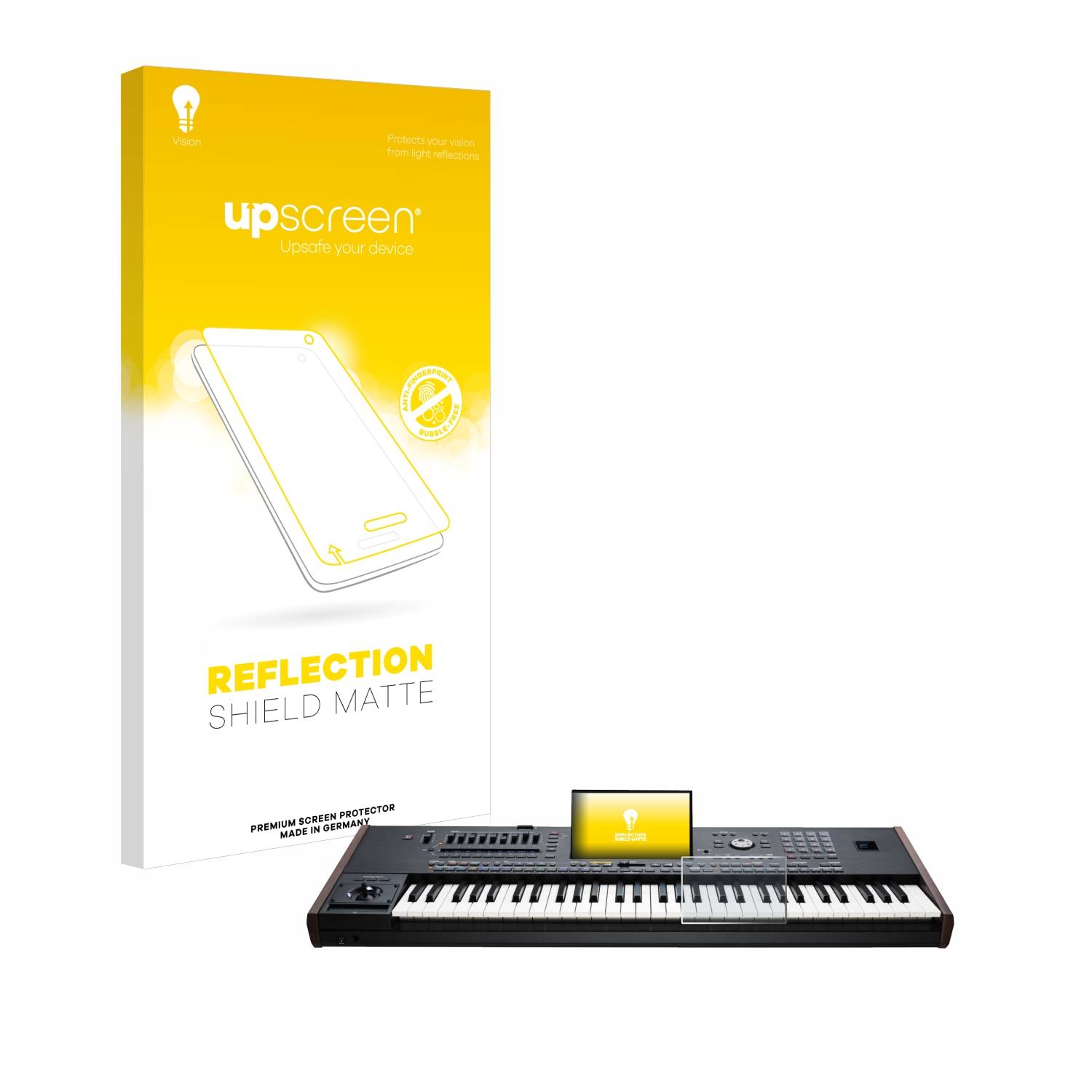 upscreen Reflection Shield Matt Schutzfolie für KORG Pa5X