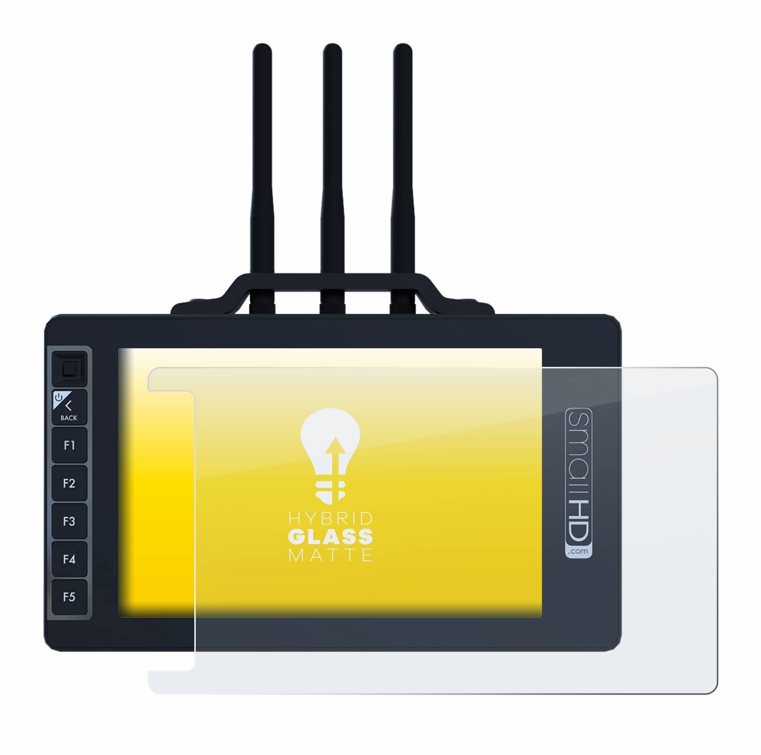 upscreen Flexible Schutz Glas Folie für SmallHD 703 Bolt Wireless Monitor Schutzglas 9H Hybridglas Matt Entspiegelt