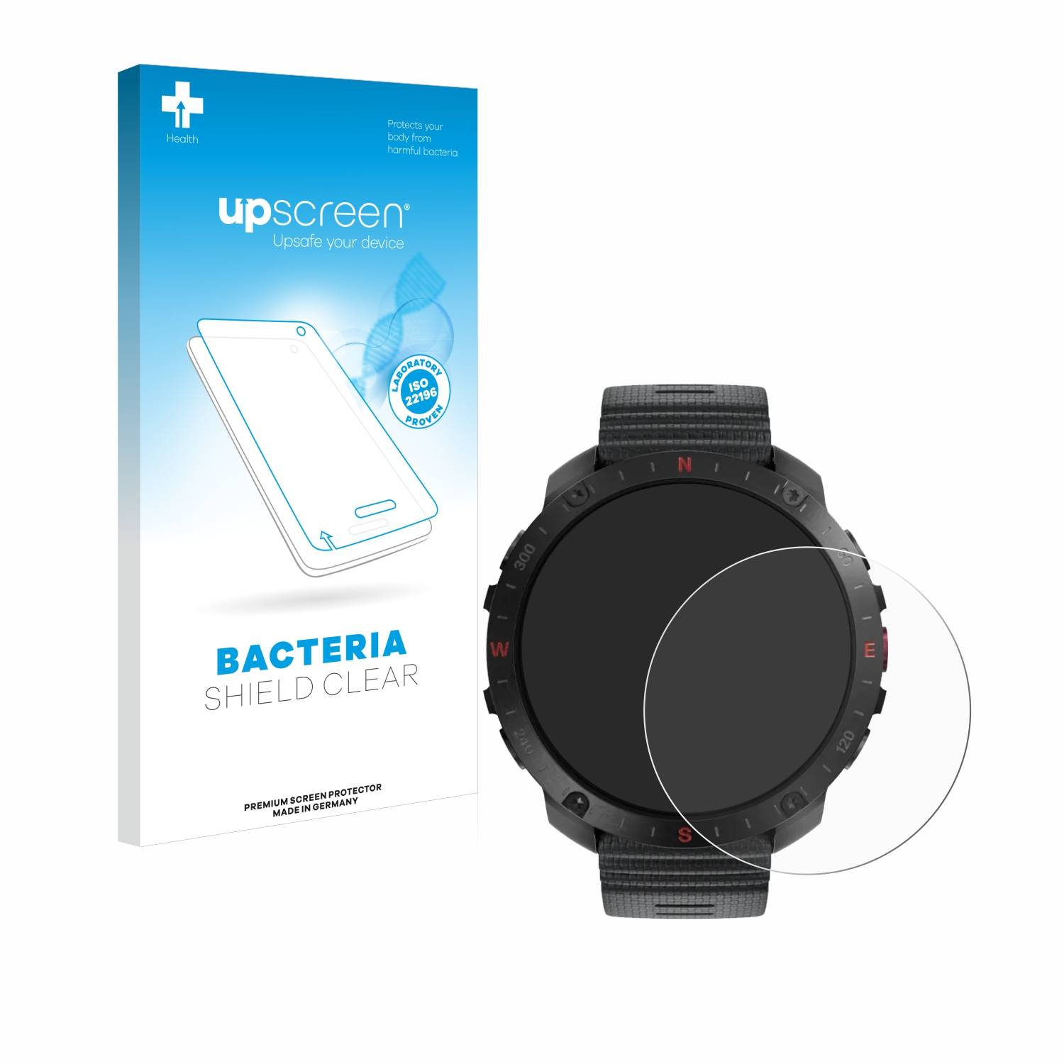 upscreen Bacteria Shield Schutzfolie für Polar Grit X2 Pro - Antibakteriell