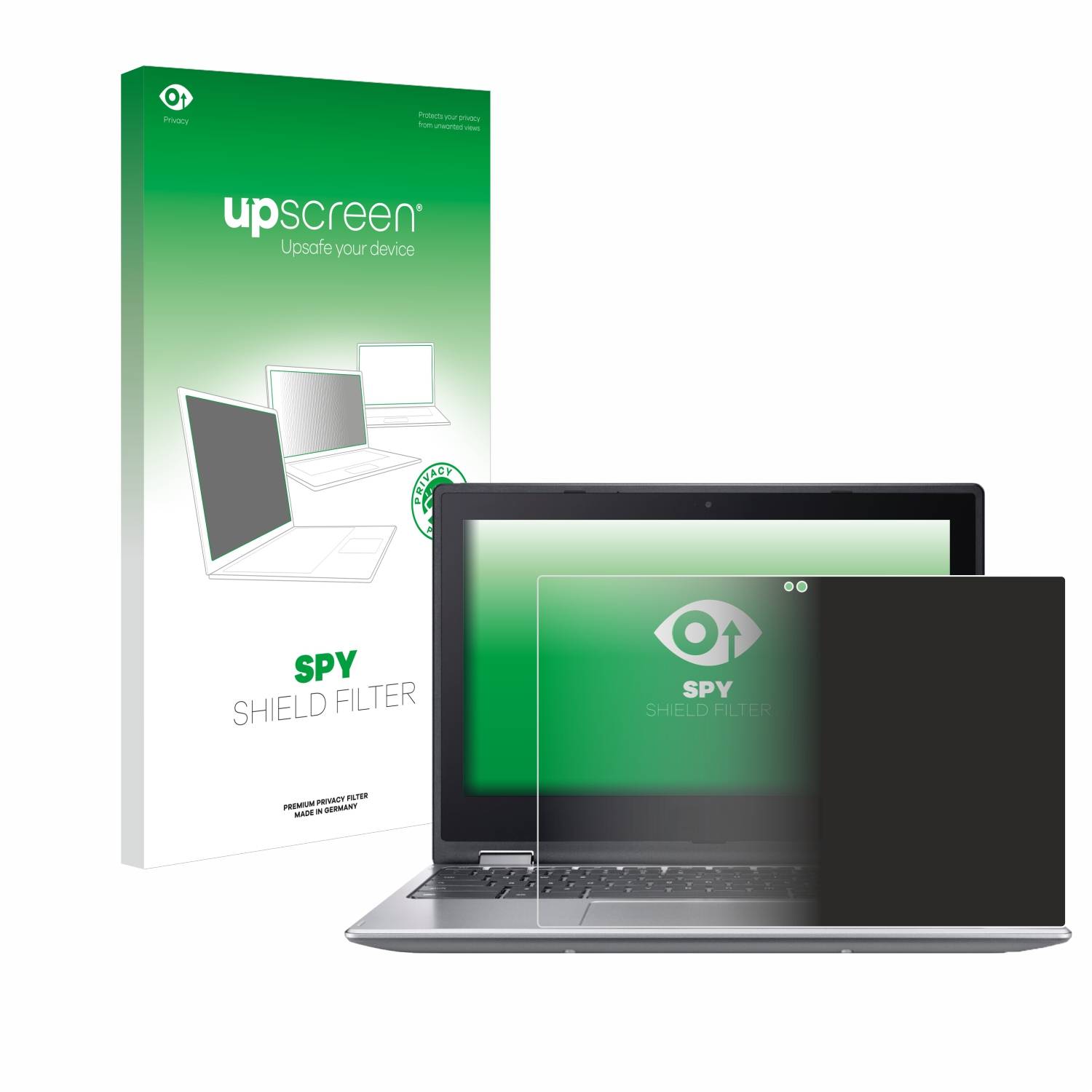 upscreen Blickschutzfilter für Acer Chromebook Spin 511 R756TN-TCO Blaulichtfilter Sichtschutz Privacy Anti Spy