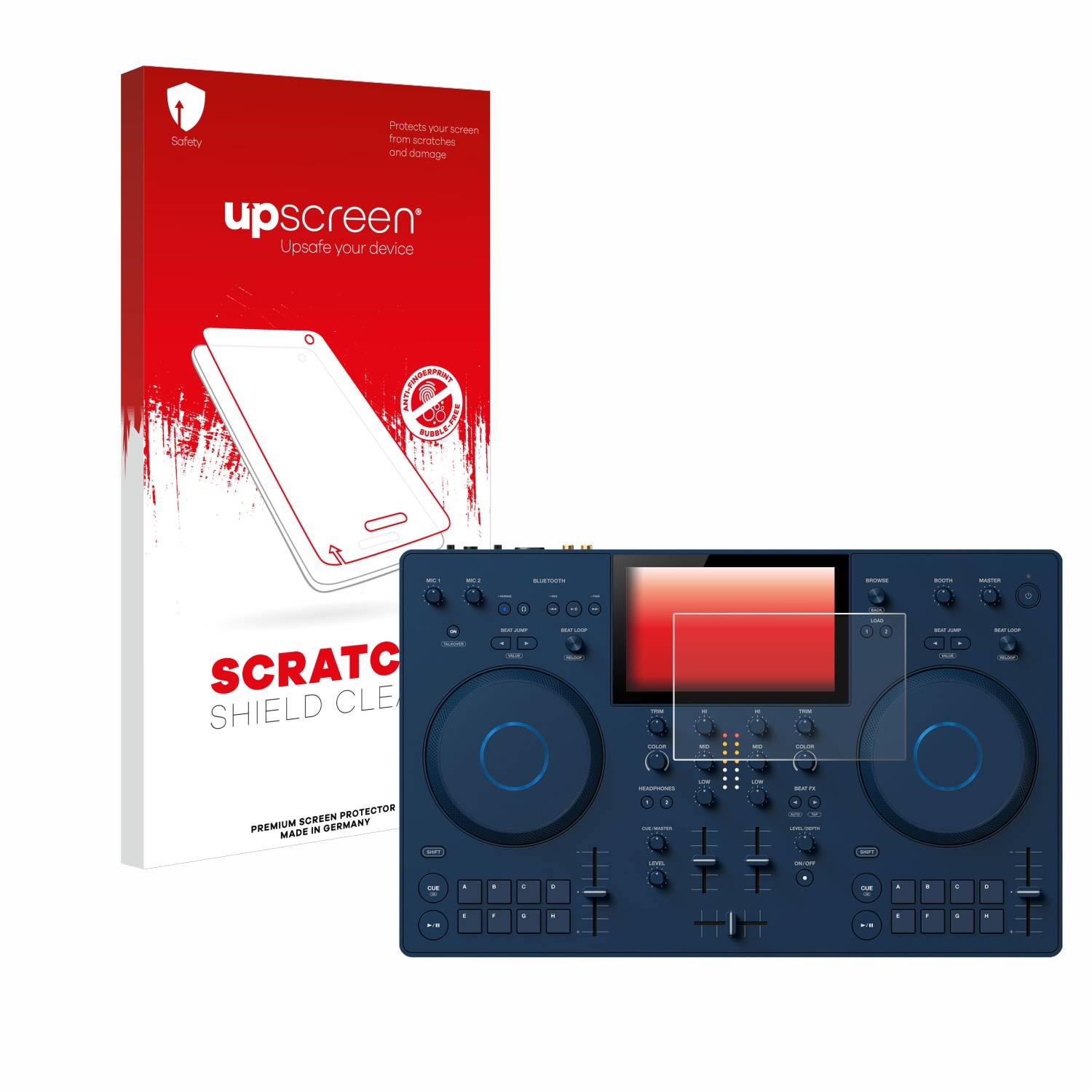 upscreen Scratch Shield Schutzfolie für AlphaTheta OMNIS-Duo