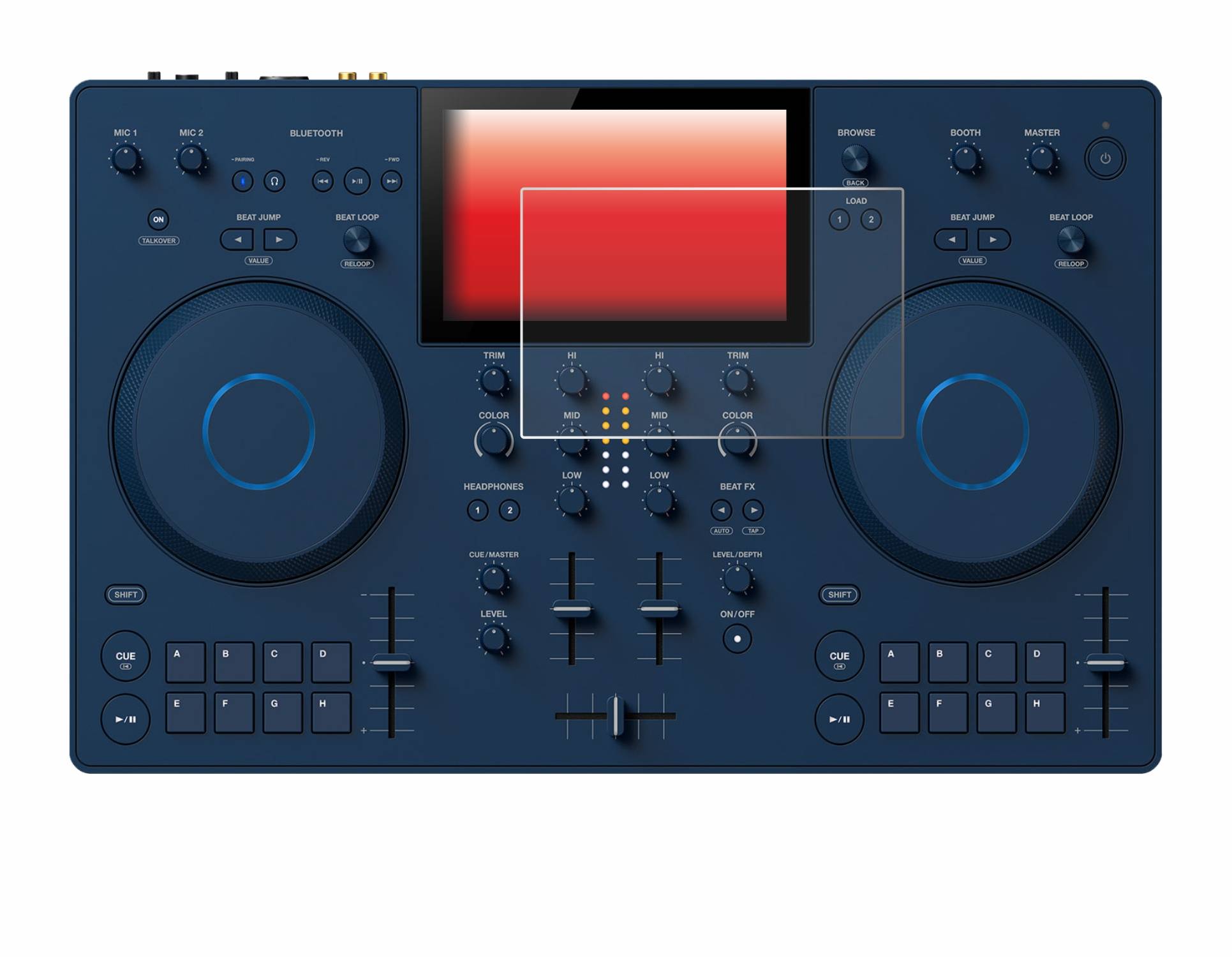 upscreen Scratch Shield Schutzfolie für AlphaTheta OMNIS-Duo