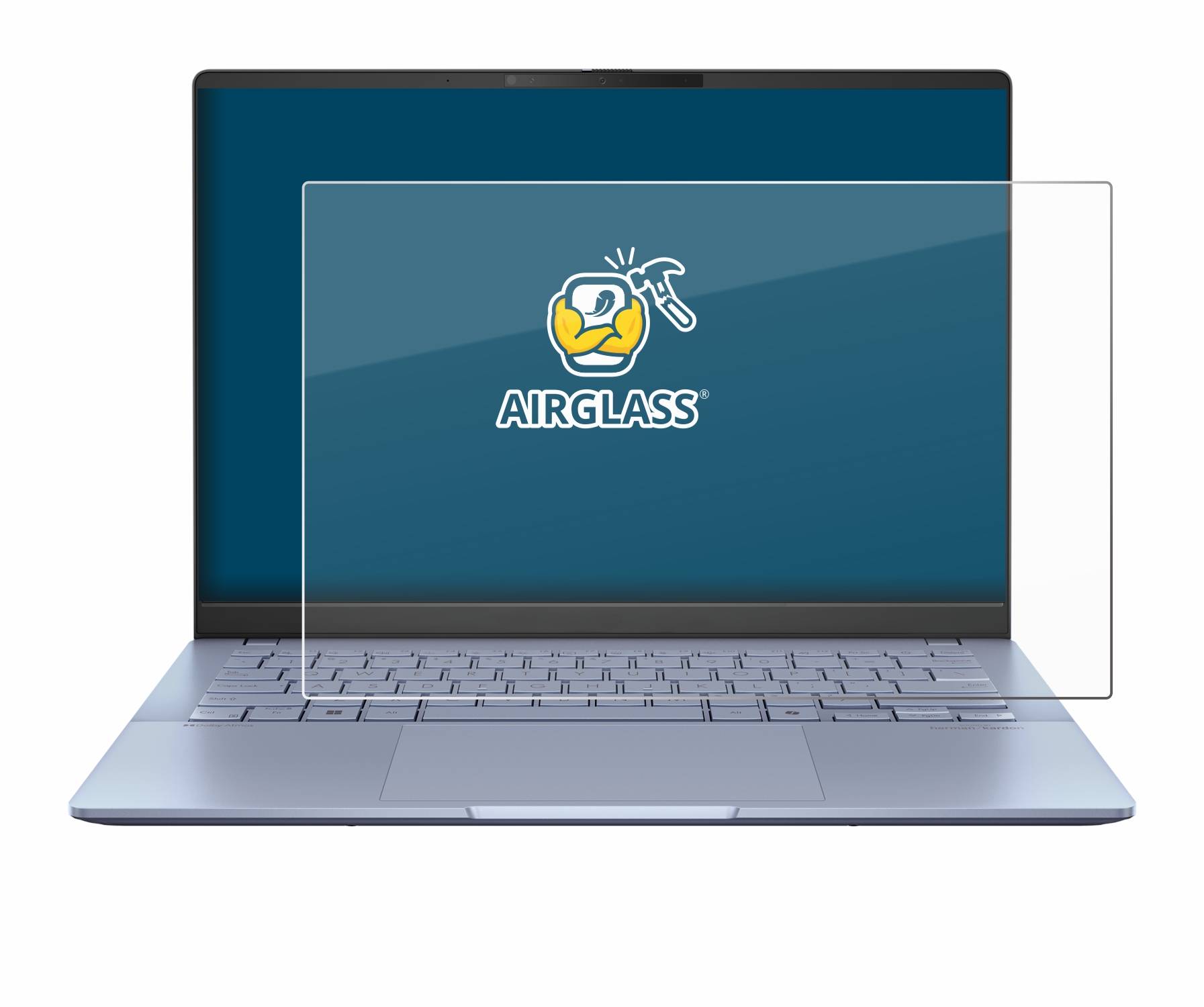 BROTECT AirGlass Glas Schutz-Folie für ASUS Vivobook S 14 OLED S5406 - Schutzglas