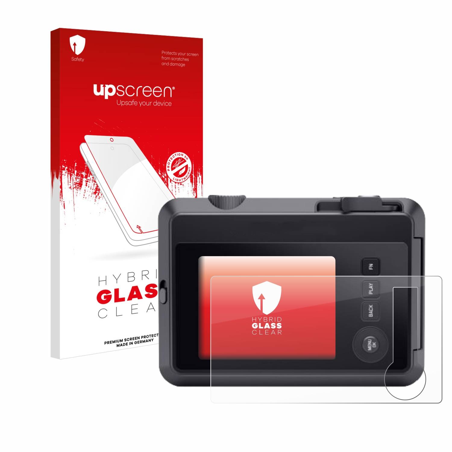 upscreen Flexible Schutz Glas Folie für Leica SOFORT 2 Schutzglas 9H Hybridglas Klar