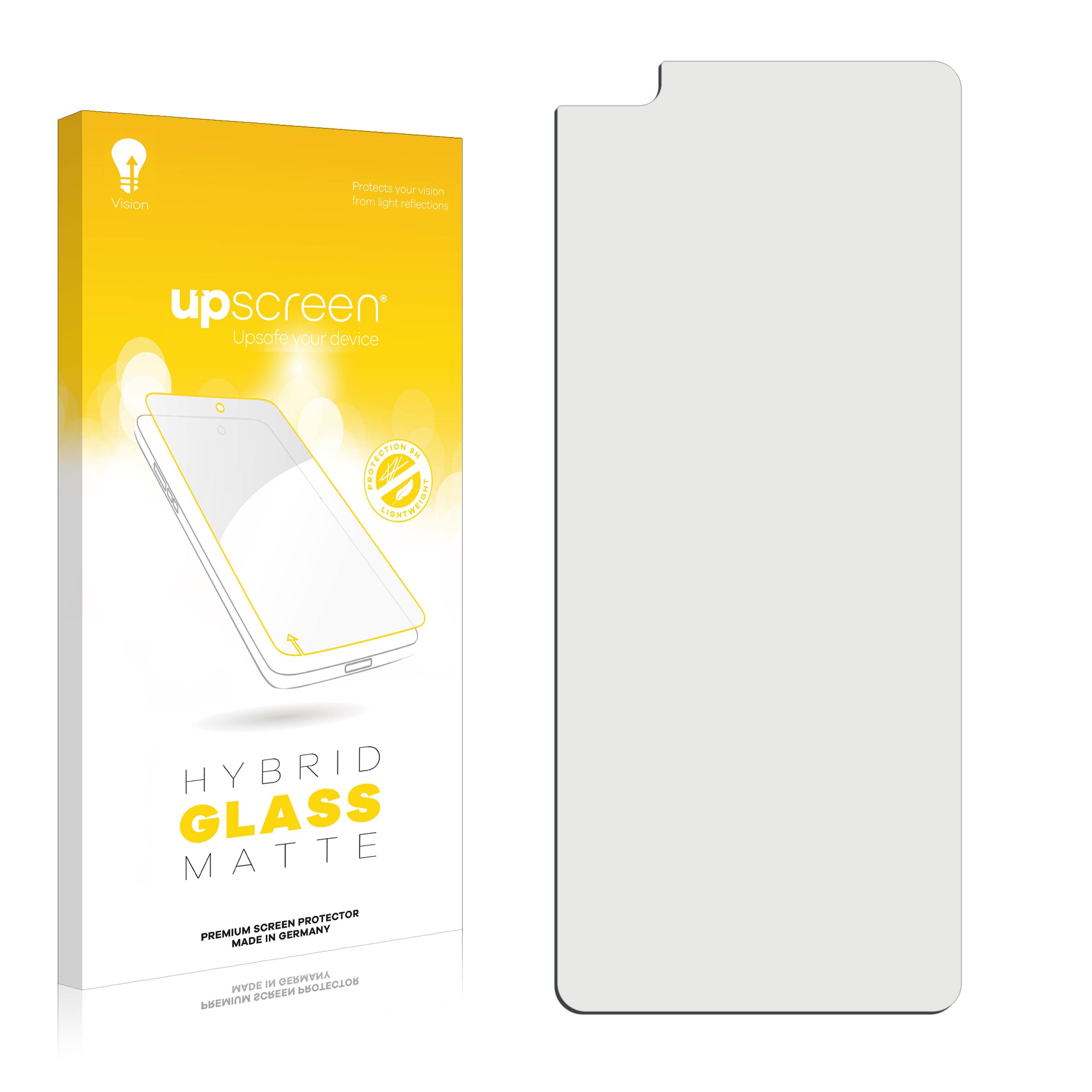 upscreen Hybrid Glas Matt Schutz-Folie für Tecno Camon 16 Pro