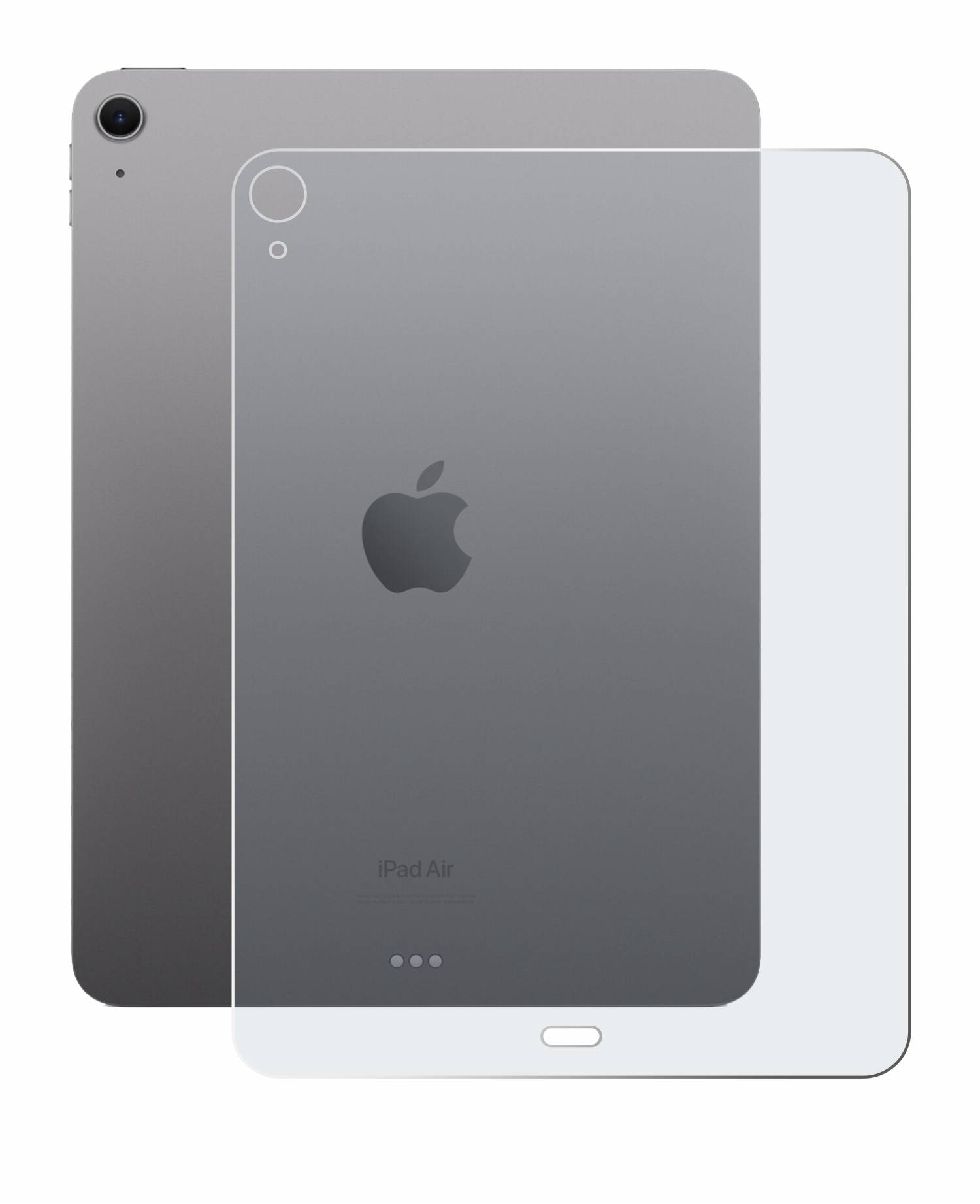 upscreen Reflection Shield Matt Schutzfolie für Apple iPad Air 11 WiFi 2024 (Rückseite)
