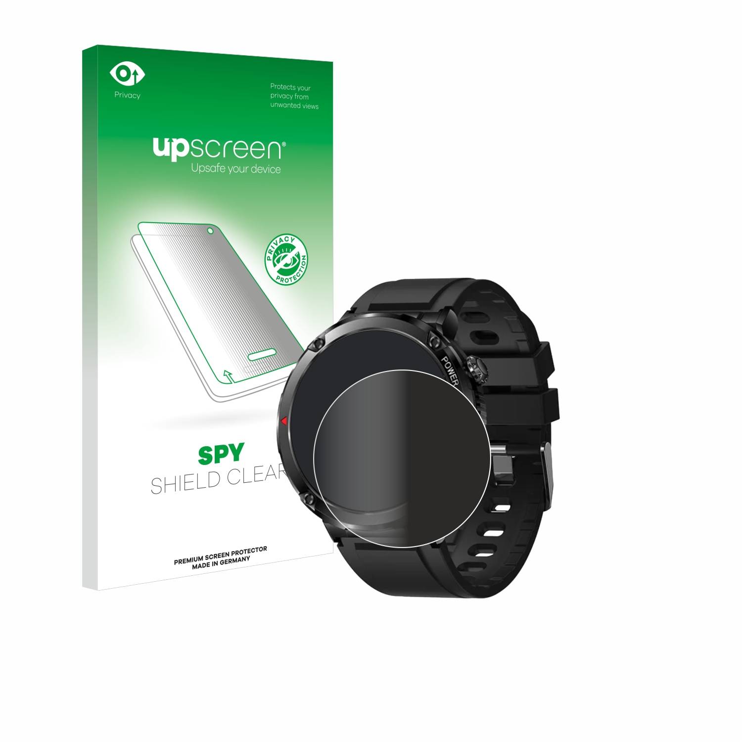 upscreen Spy Shield Sichtschutz-Folie für LIGE Smartwatch 1.6