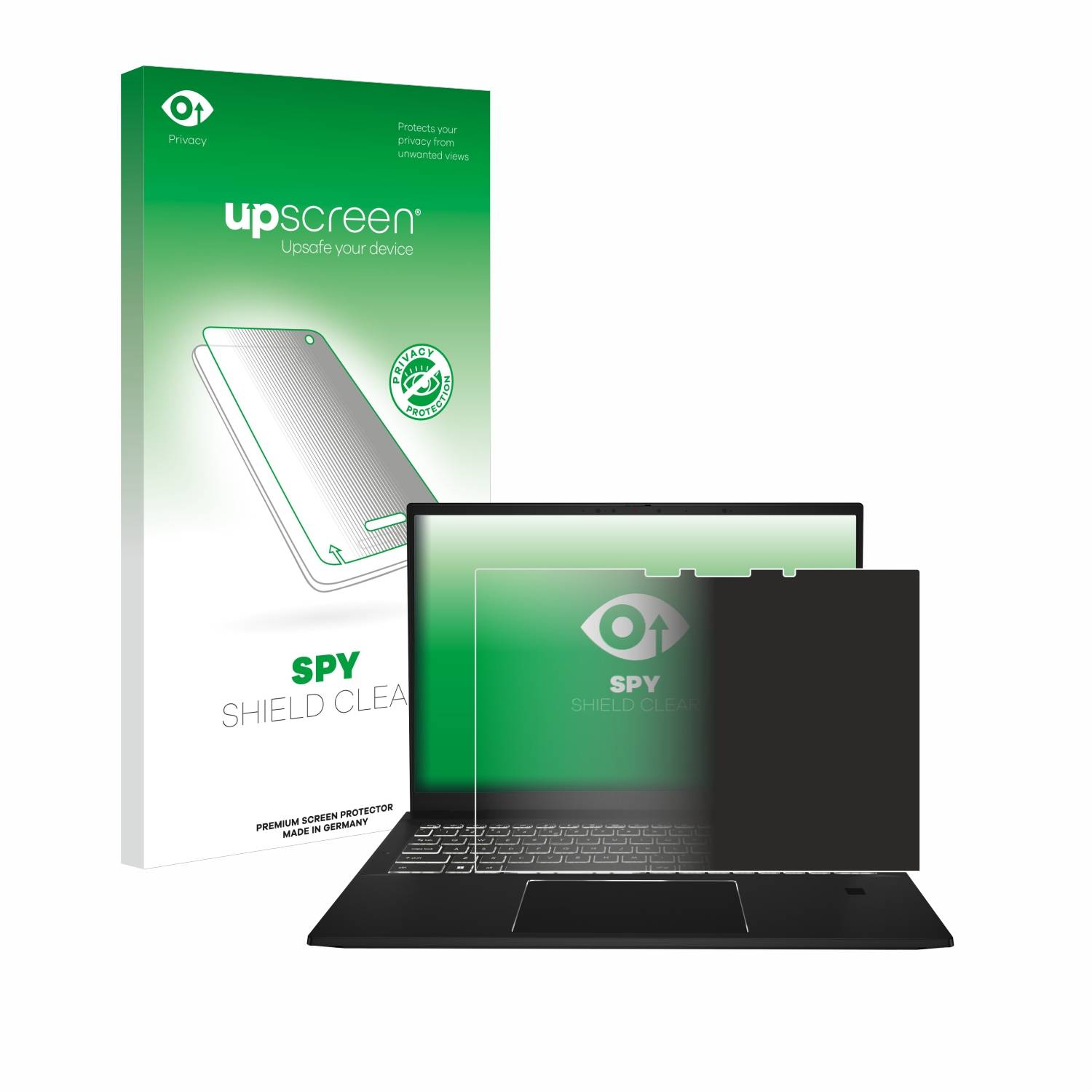 upscreen Spy Shield Sichtschutz-Folie für MSI Summit E16 AI Studio