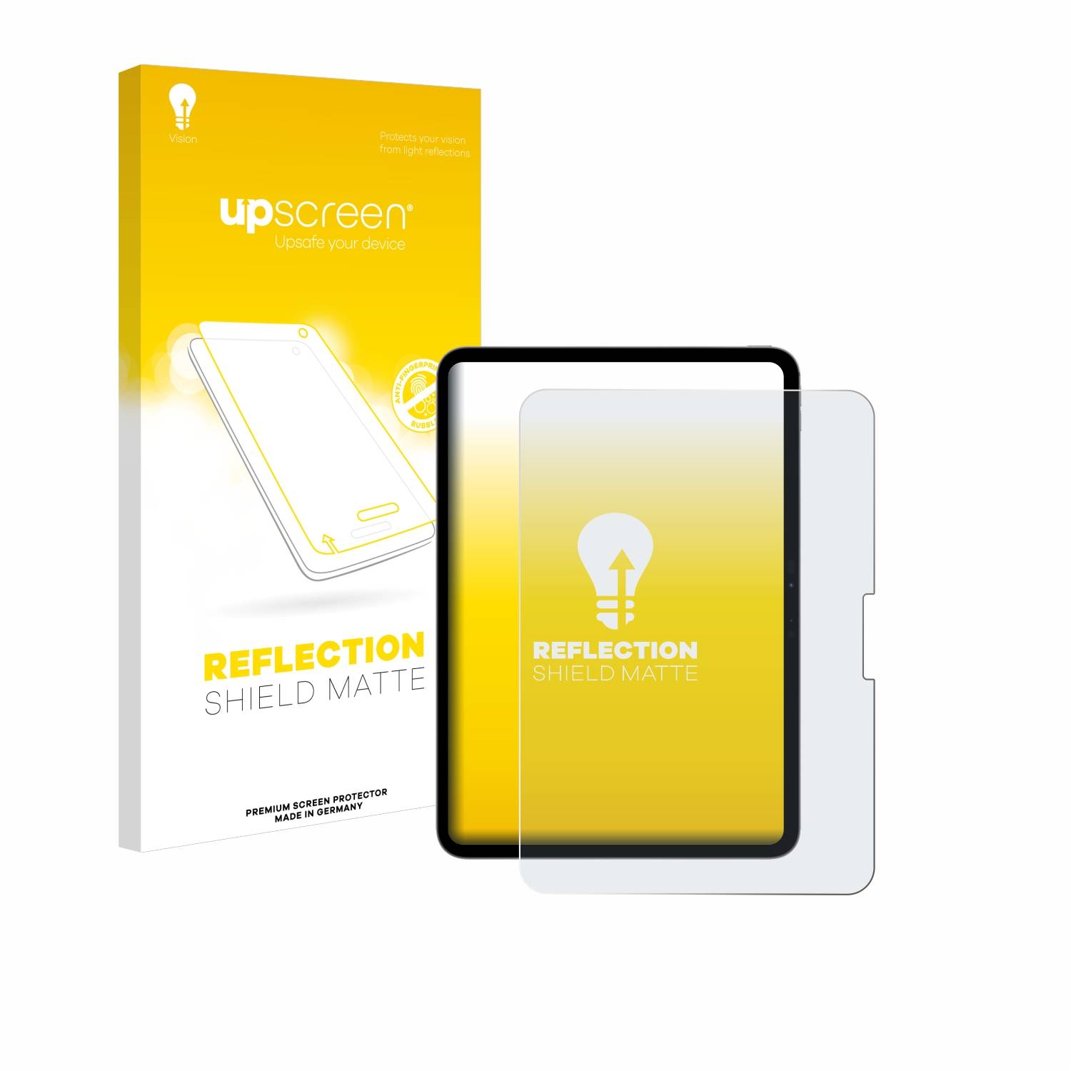 upscreen Reflection Shield Matt Schutzfolie für Apple iPad Pro 11 WiFi Cellular 2024
