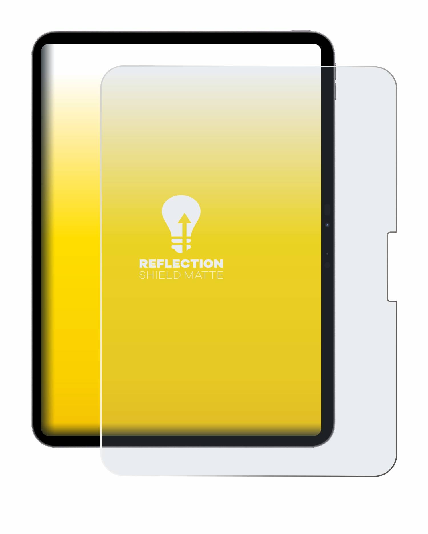 upscreen Reflection Shield Matt Schutzfolie für Apple iPad Pro 11 WiFi Cellular 2024