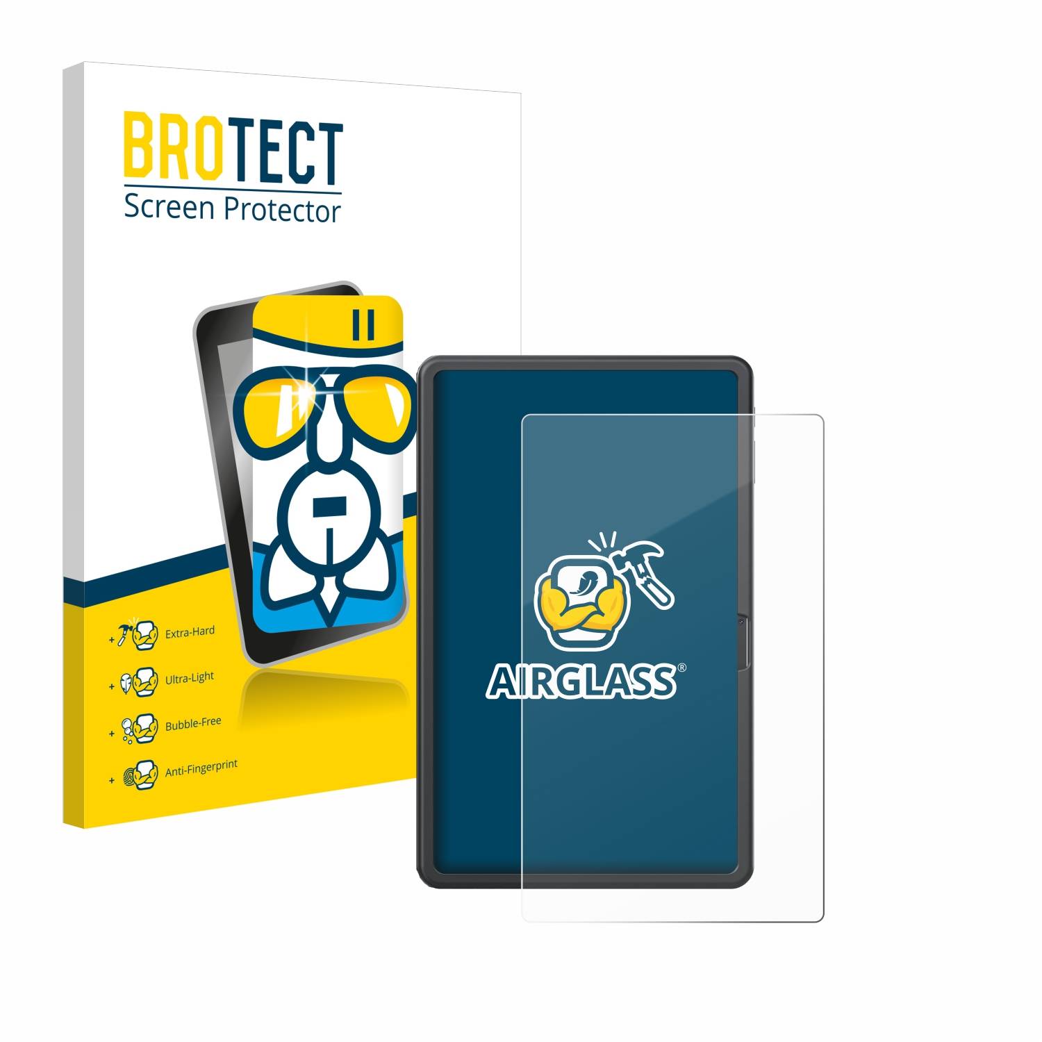 BROTECT AirGlass Flexible Schutz Glas Folie für SGIN T12S 11.97" Klar Transparent
