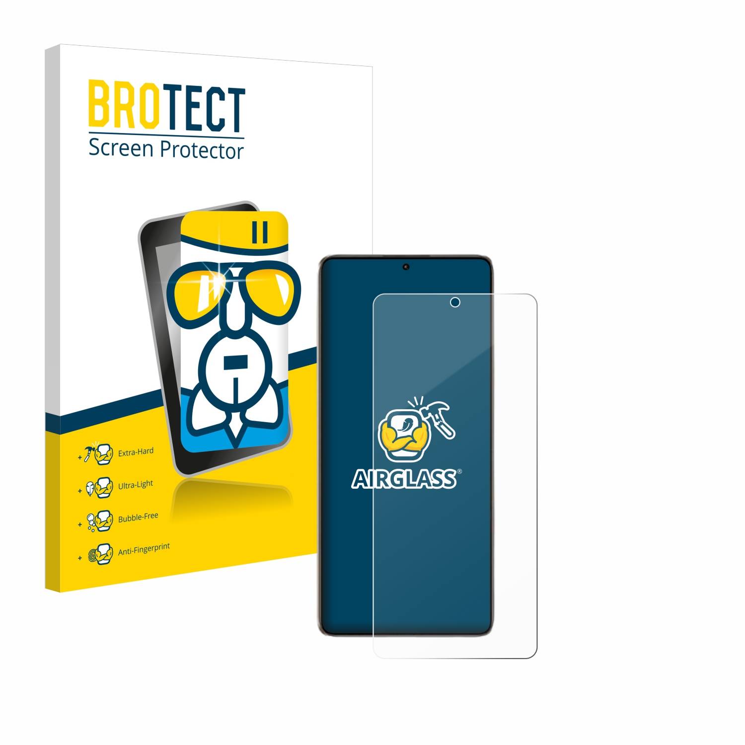 BROTECT AirGlass Glas Panzer-Folie für Xiaomi Poco F6 - Schutzglas