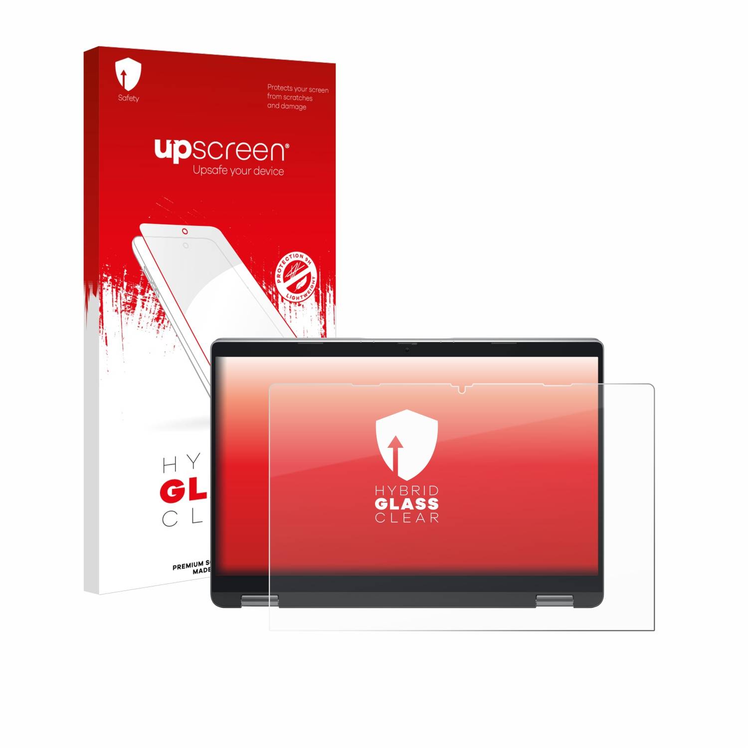 upscreen Hybrid Glas Panzer-Folie für Dell Latitude 5350 2-in-1