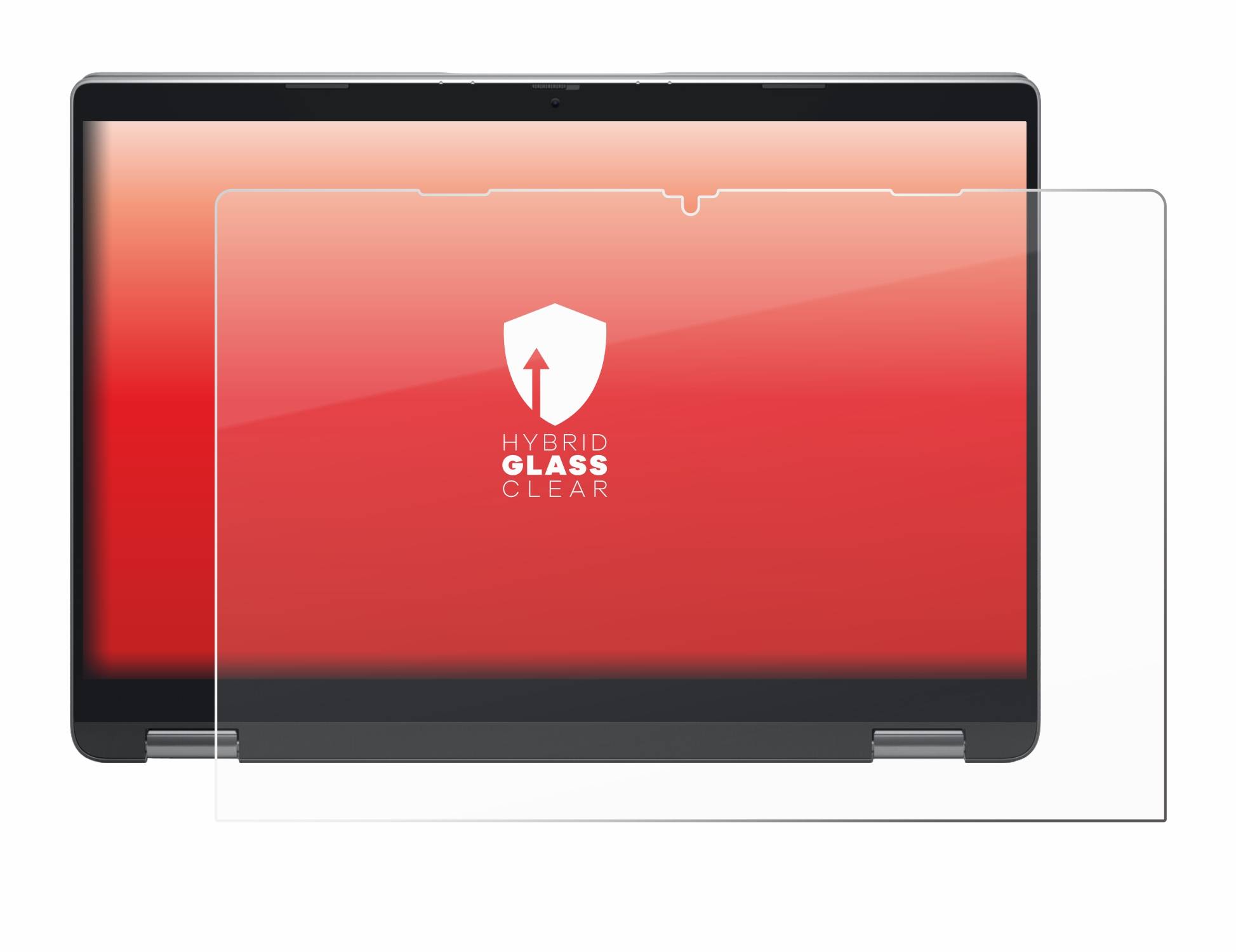 upscreen Hybrid Glas Panzer-Folie für Dell Latitude 5350 2-in-1