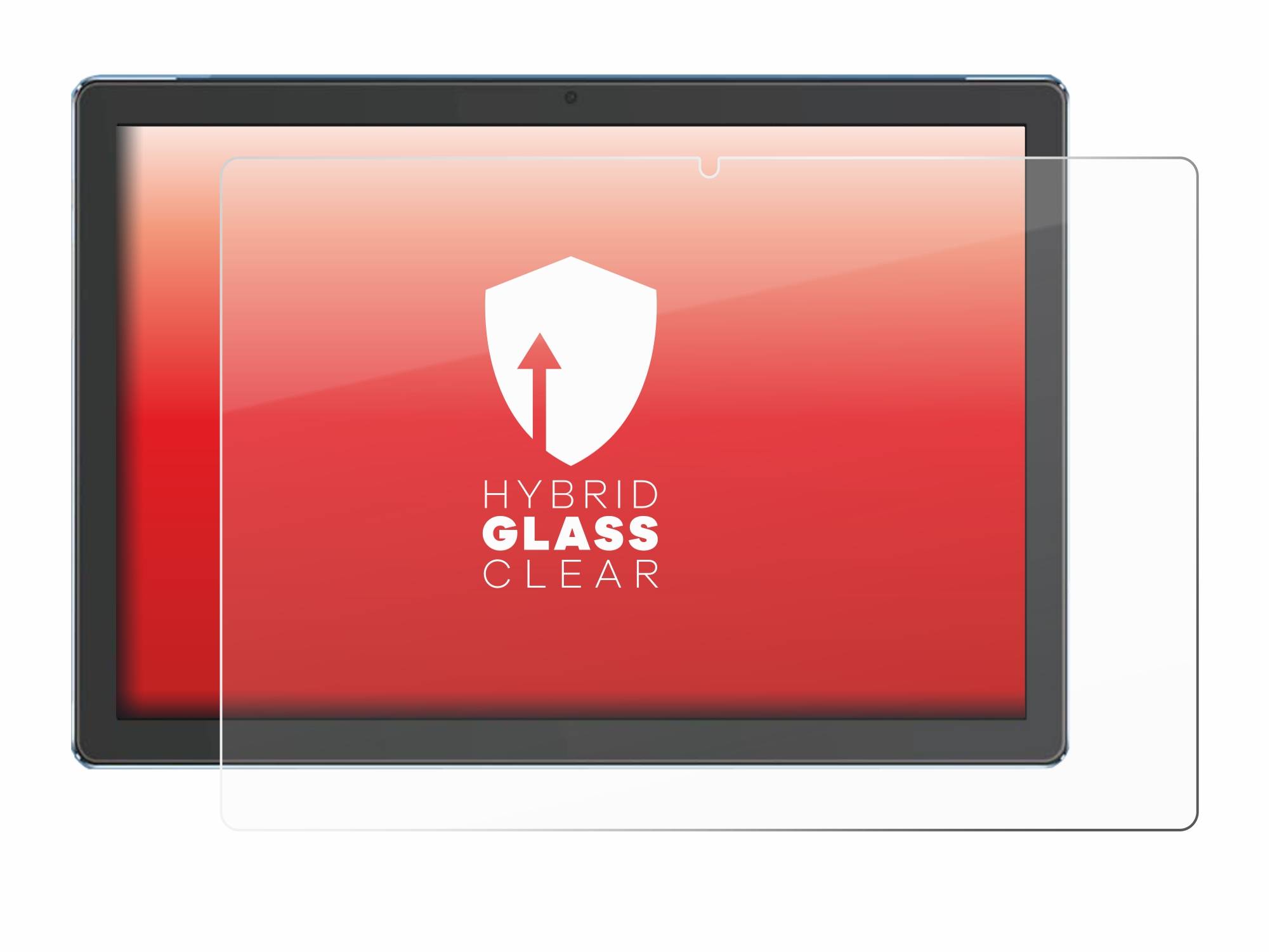 upscreen Hybrid Glas Schutz-Folie für Jusyea J10