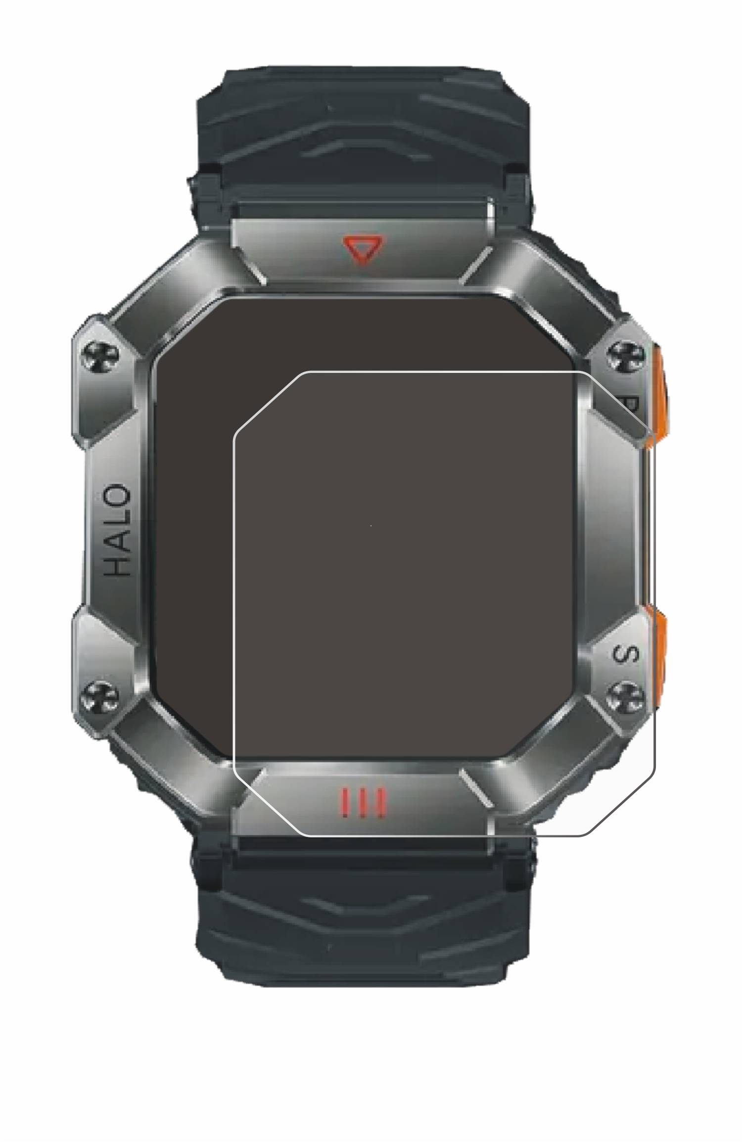 upscreen Bacteria Shield Schutzfolie für Ineyes Smartwatch 2 - Antibakteriell