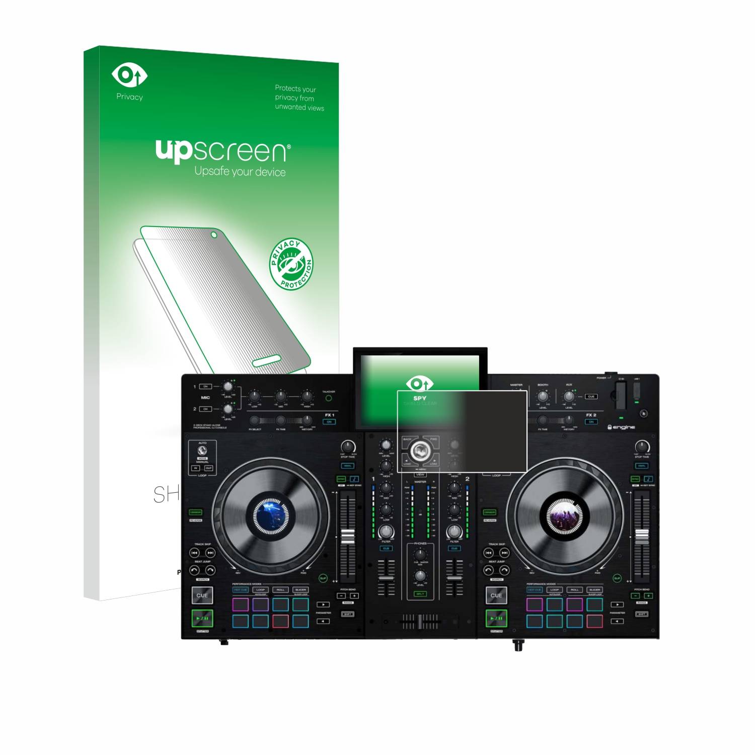 upscreen Spy Shield Sichtschutz-Folie für Denon DJ Prime 2
