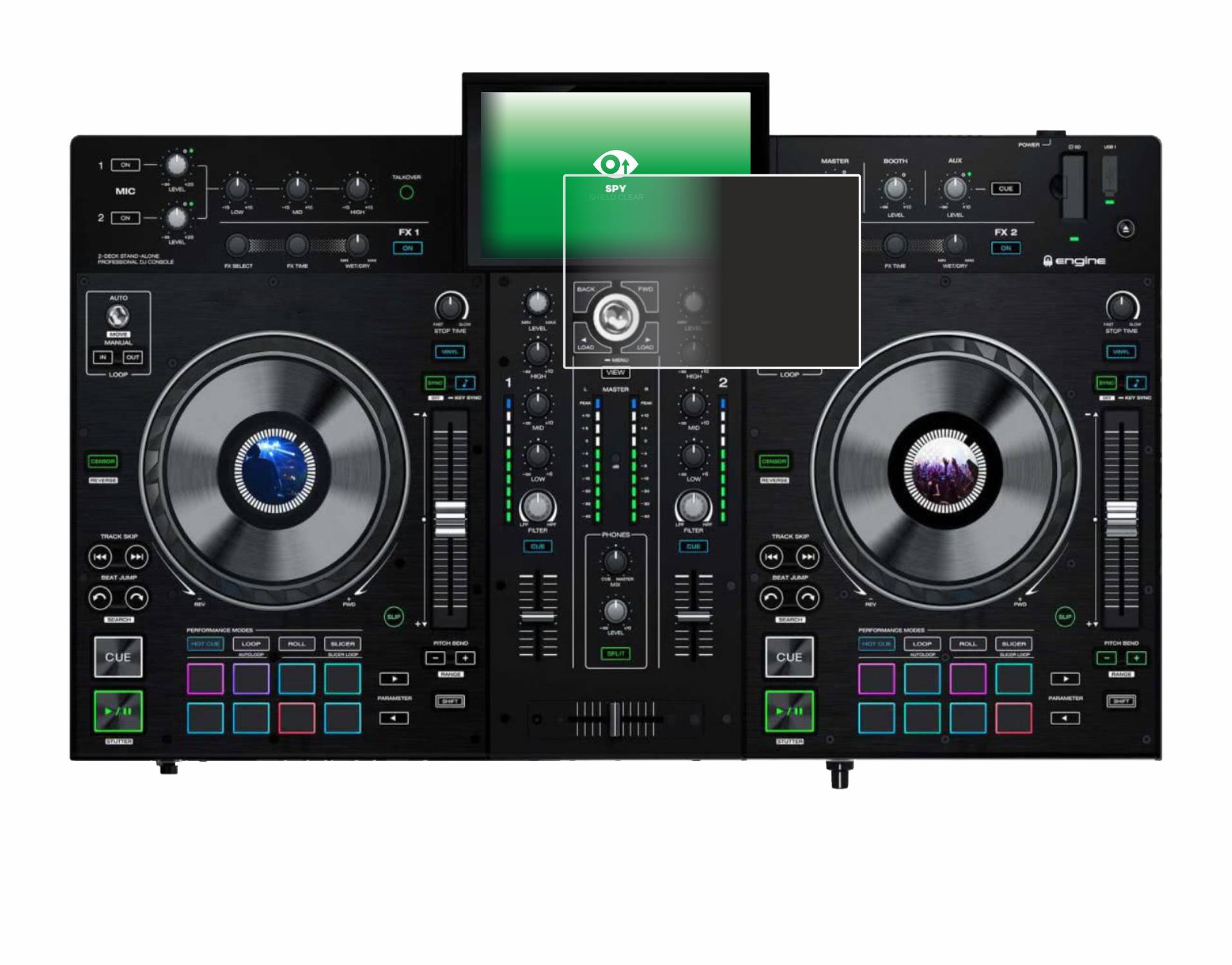 upscreen Spy Shield Sichtschutz-Folie für Denon DJ Prime 2