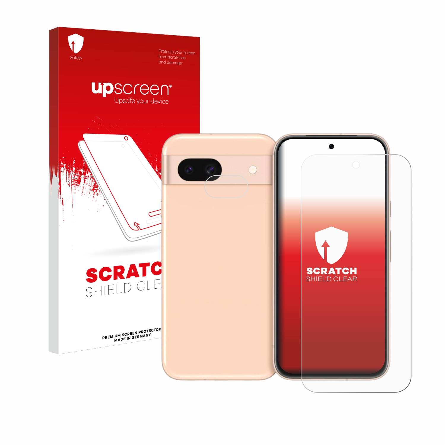 upscreen Scratch Shield Schutzfolie für Google Pixel 8a (Display+Kamera)