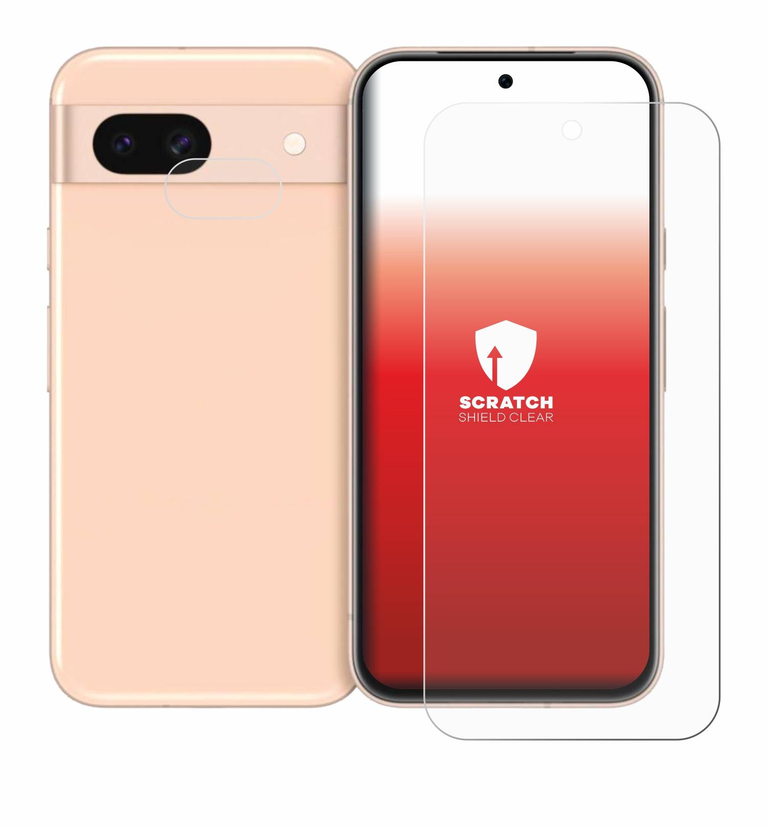 upscreen Scratch Shield Schutzfolie für Google Pixel 8a (Display+Kamera)