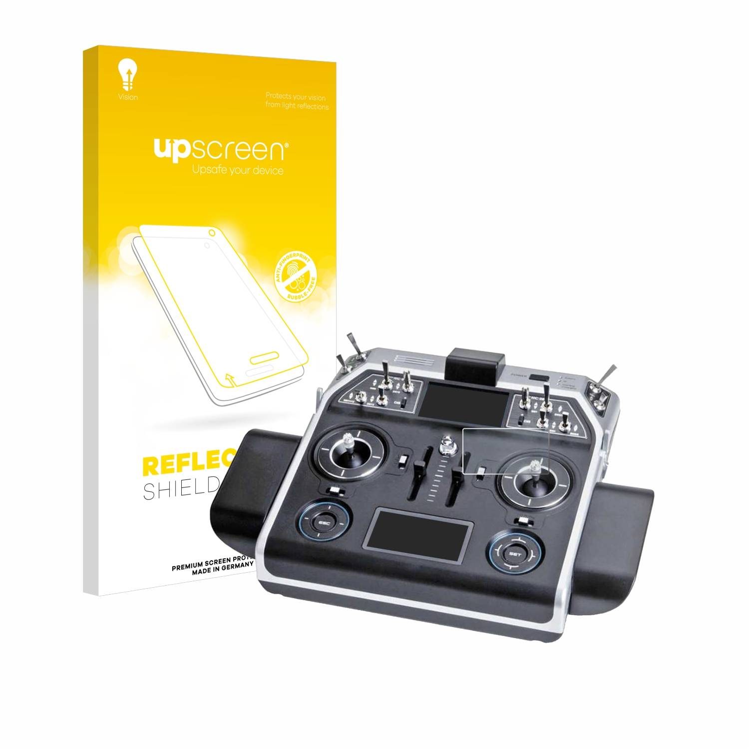 upscreen Reflection Shield Matt Schutzfolie für Graupner MC-28