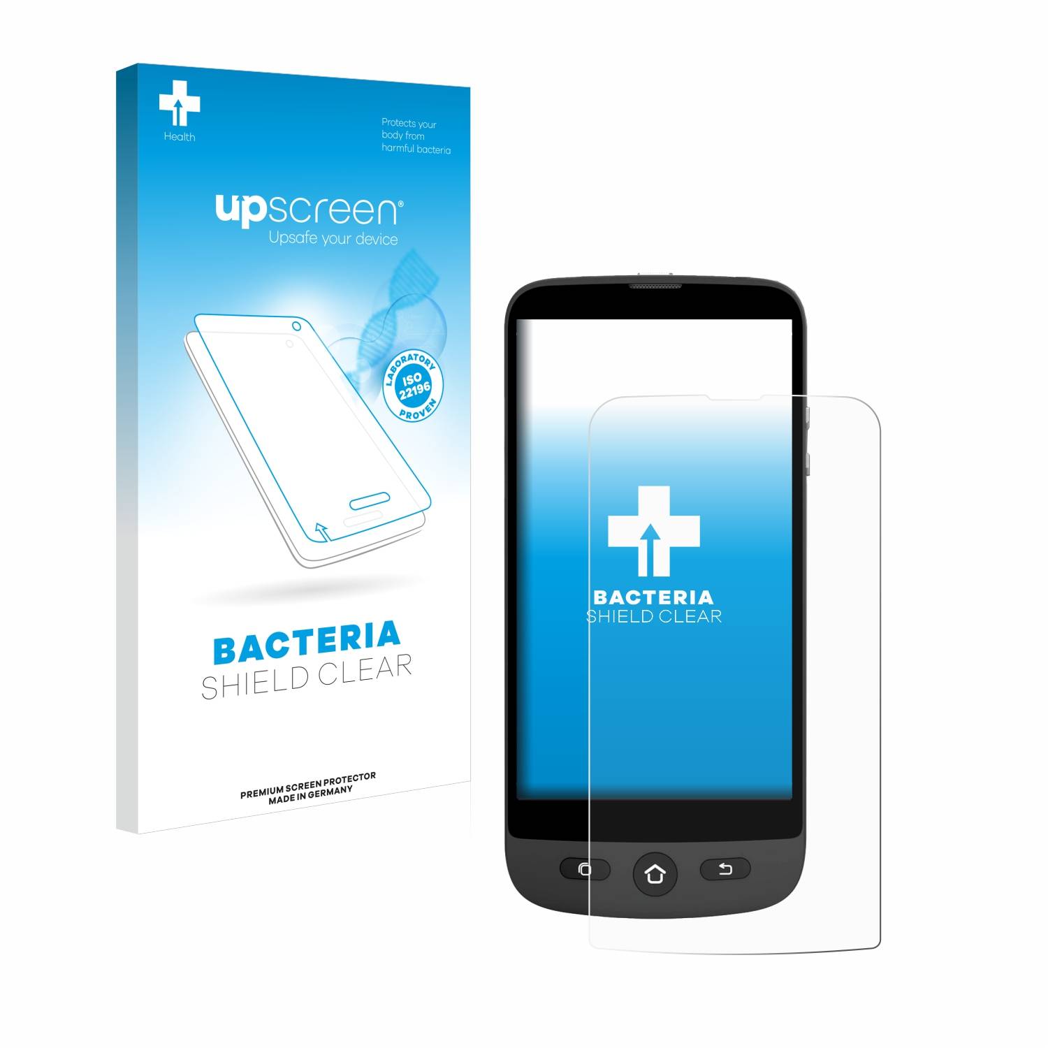 upscreen Bacteria Shield Schutzfolie für Swissvoice S510-C - Antibakteriell