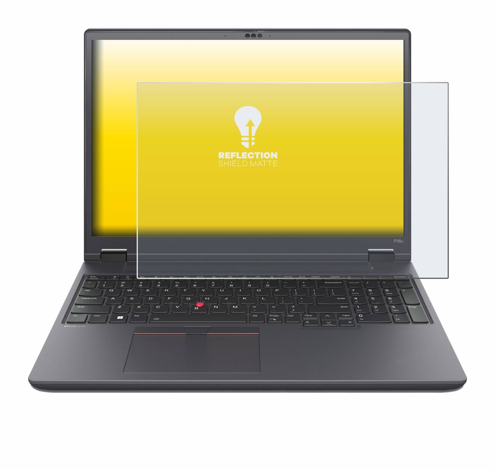 upscreen Reflection Shield Matt Schutzfolie für Lenovo ThinkPad P16v Gen 1