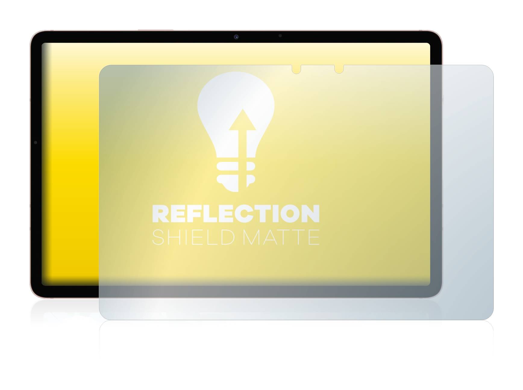 upscreen Reflection Shield Matt Schutzfolie für Samsung Galaxy Tab S7 WiFi 2020 (im Querformat)