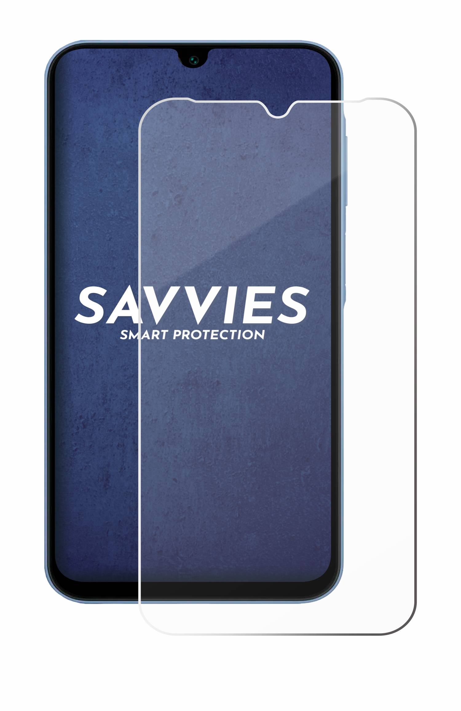 Savvies Clear Schutzglas für Samsung Galaxy A15