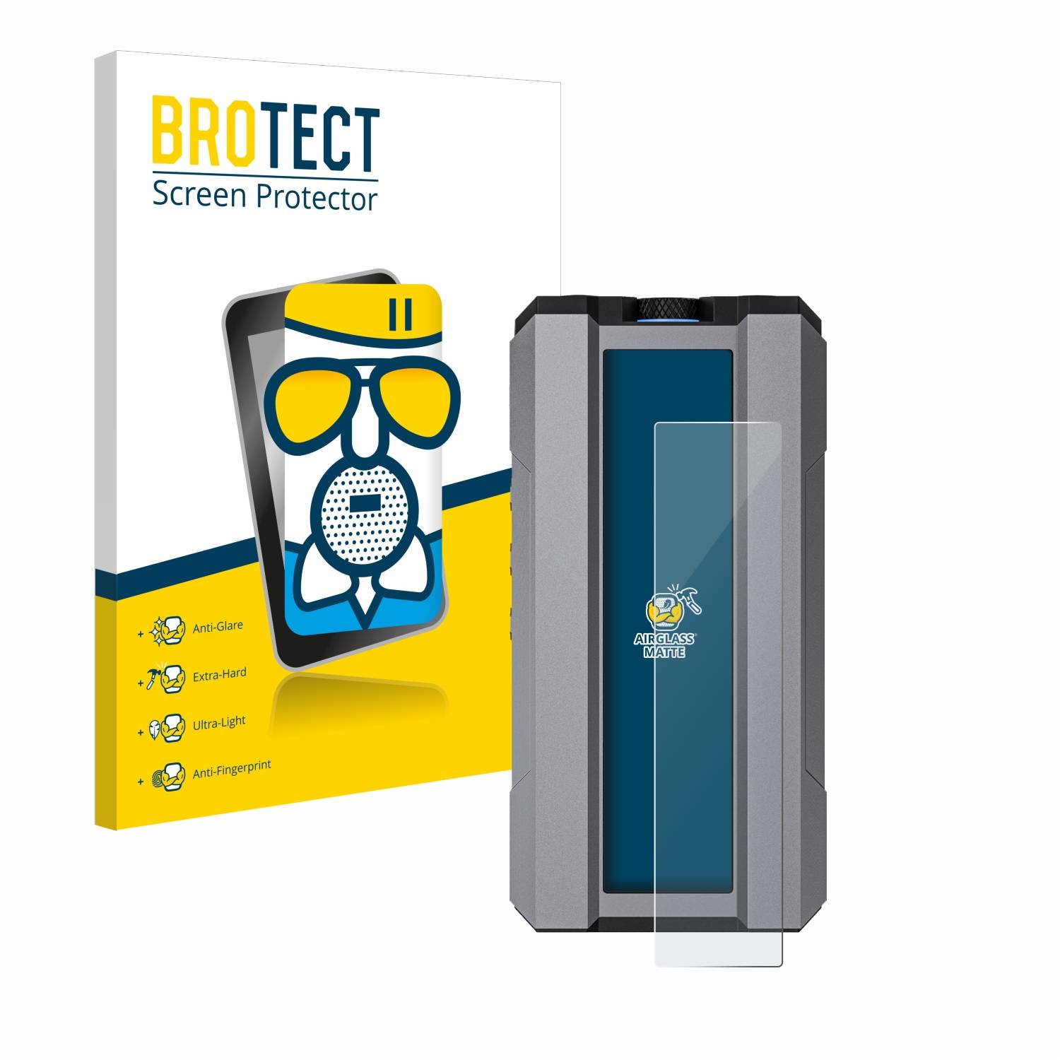 BROTECT AirGlass Flexible Schutz Glas Folie für FiiO Q15 Matt Entspiegelt