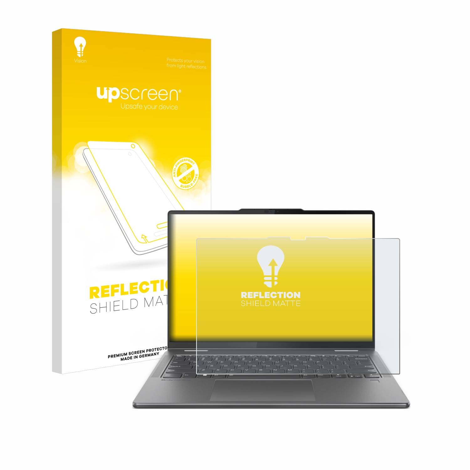 upscreen Reflection Shield Matt Schutzfolie für Lenovo Yoga 7 2-in-1 Gen 9 14