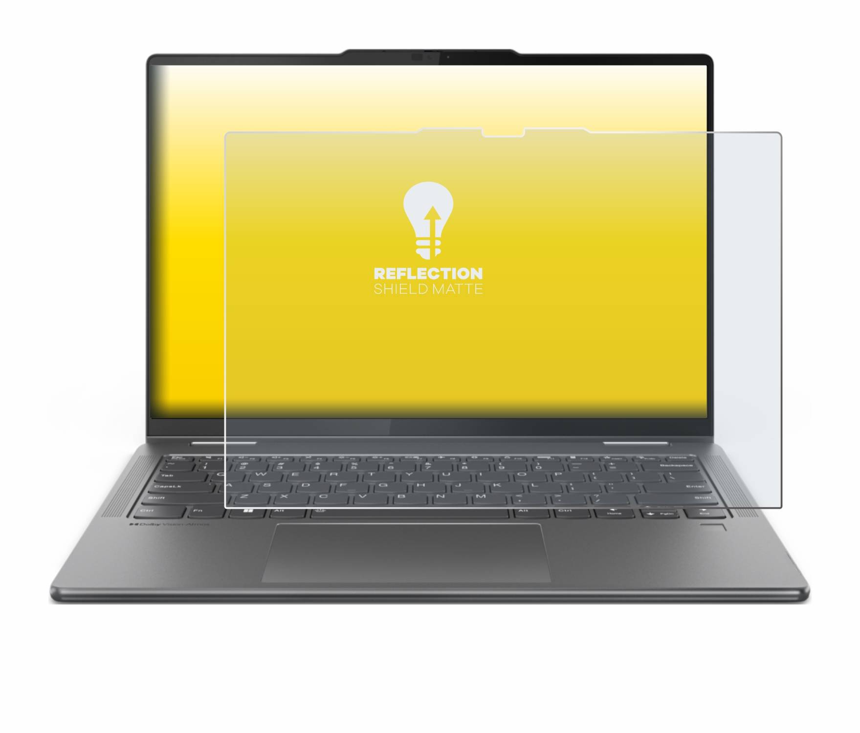 upscreen Reflection Shield Matt Schutzfolie für Lenovo Yoga 7 2-in-1 Gen 9 14