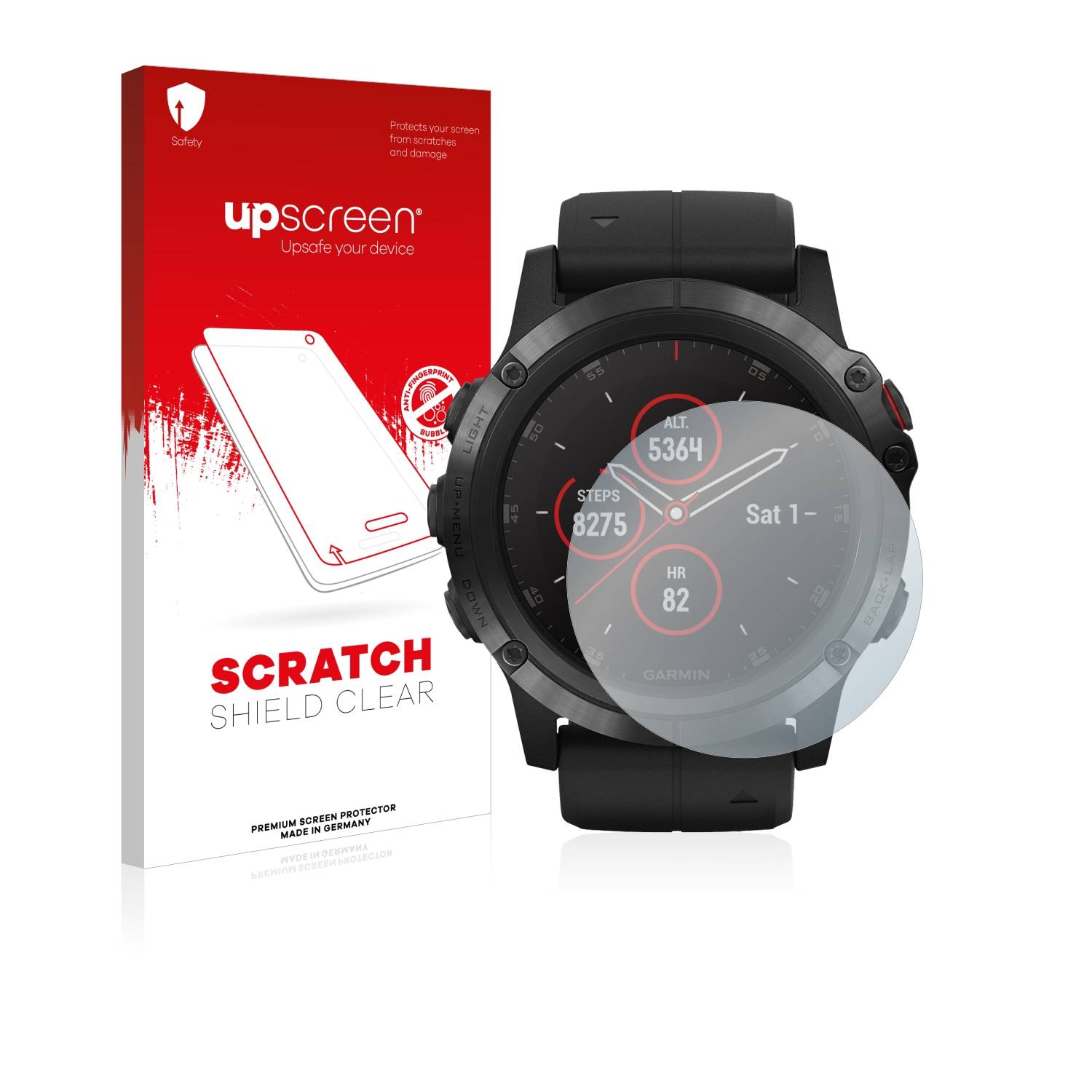 upscreen Scratch Shield Schutzfolie für Suunto Ambit3 Peak Black