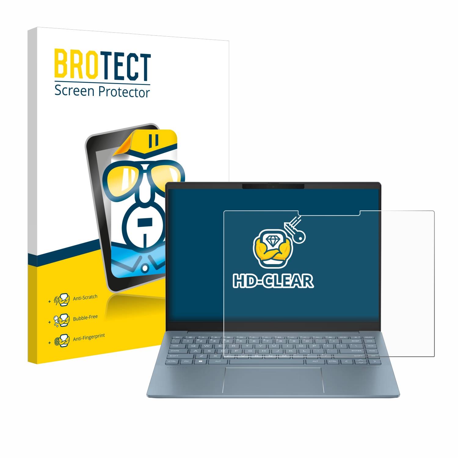 BROTECT Displayschutz-Folie für HP Pavilion Plus 14-ew