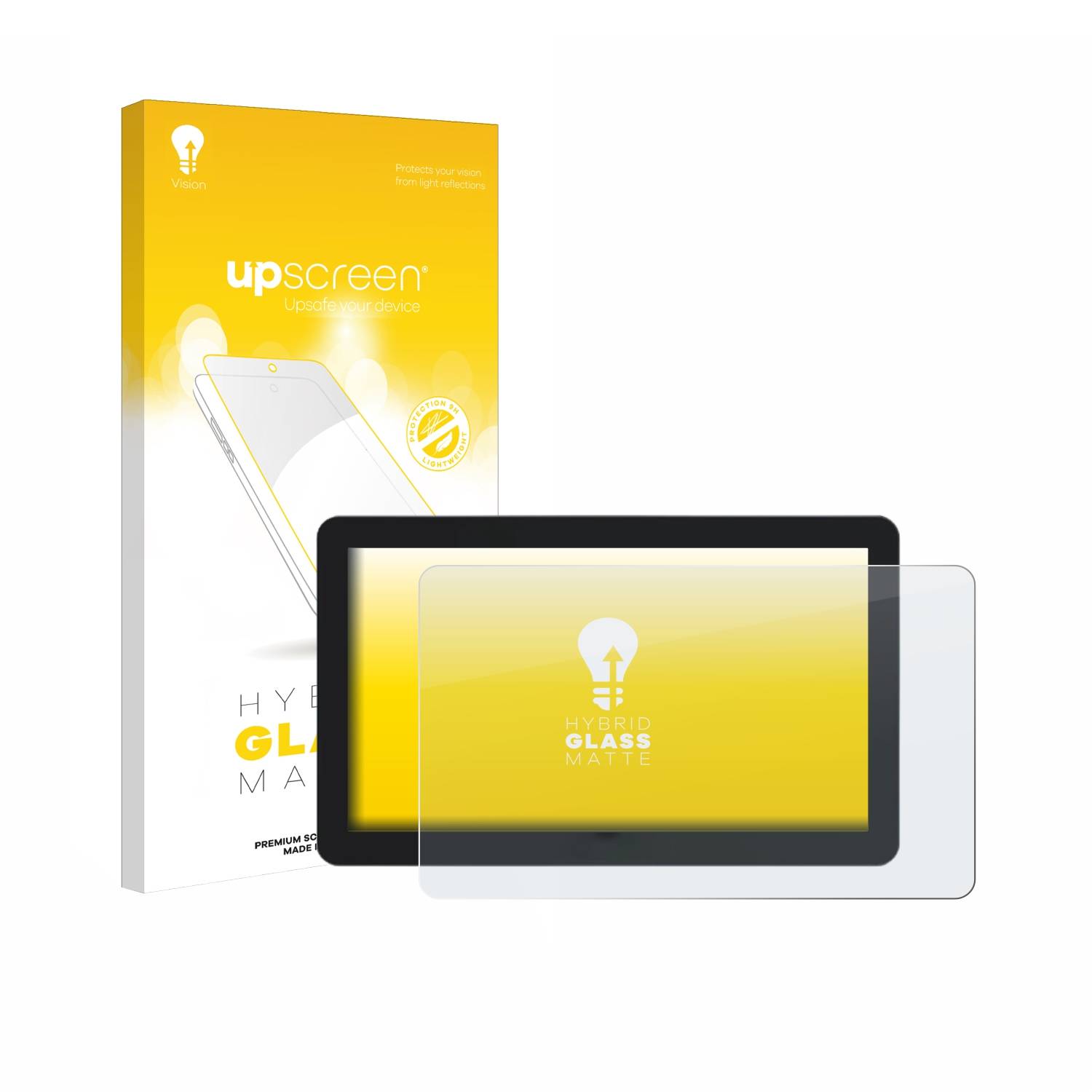 upscreen Flexible Schutz Glas Folie für SmallHD Focus 5 Schutzglas 9H Hybridglas Matt Entspiegelt