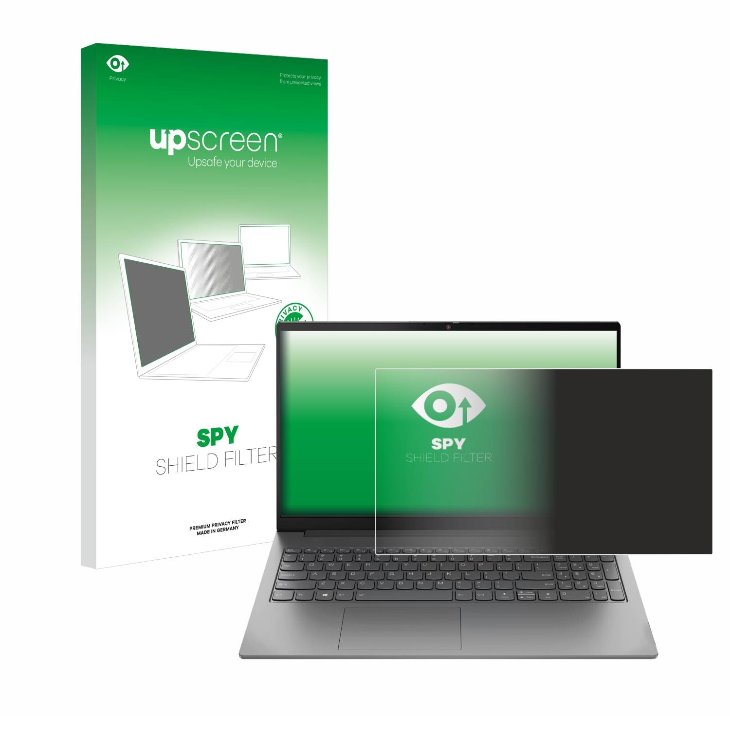 upscreen Blickschutzfilter für Lenovo ThinkBook 15 Gen 4 Blaulichtfilter Sichtschutz Privacy Anti Spy abnehmbar