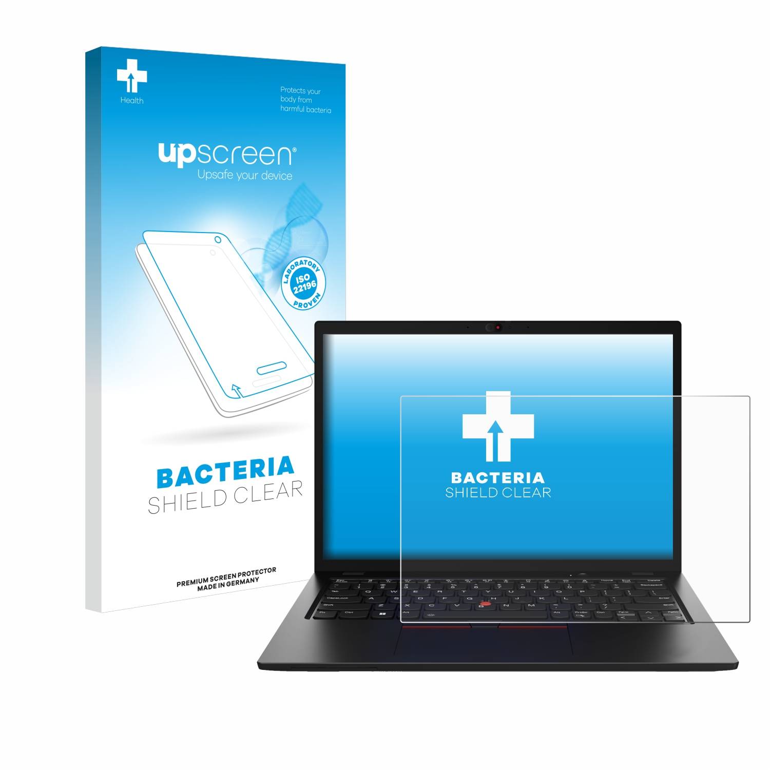 upscreen Bacteria Shield Schutzfolie für Lenovo ThinkPad L13 Gen 4 Non-Touch - Antibakteriell