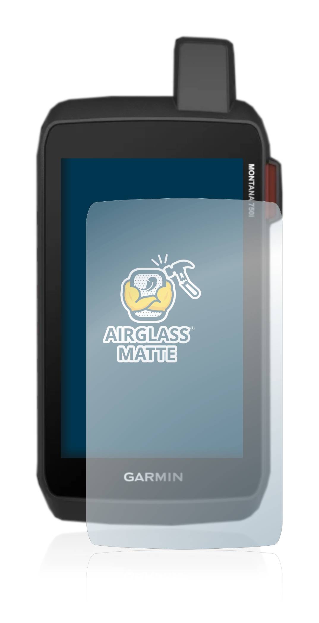 BROTECT AirGlass Flexible Schutz Glas Folie für Garmin Montana 700i Matt Entspiegelt