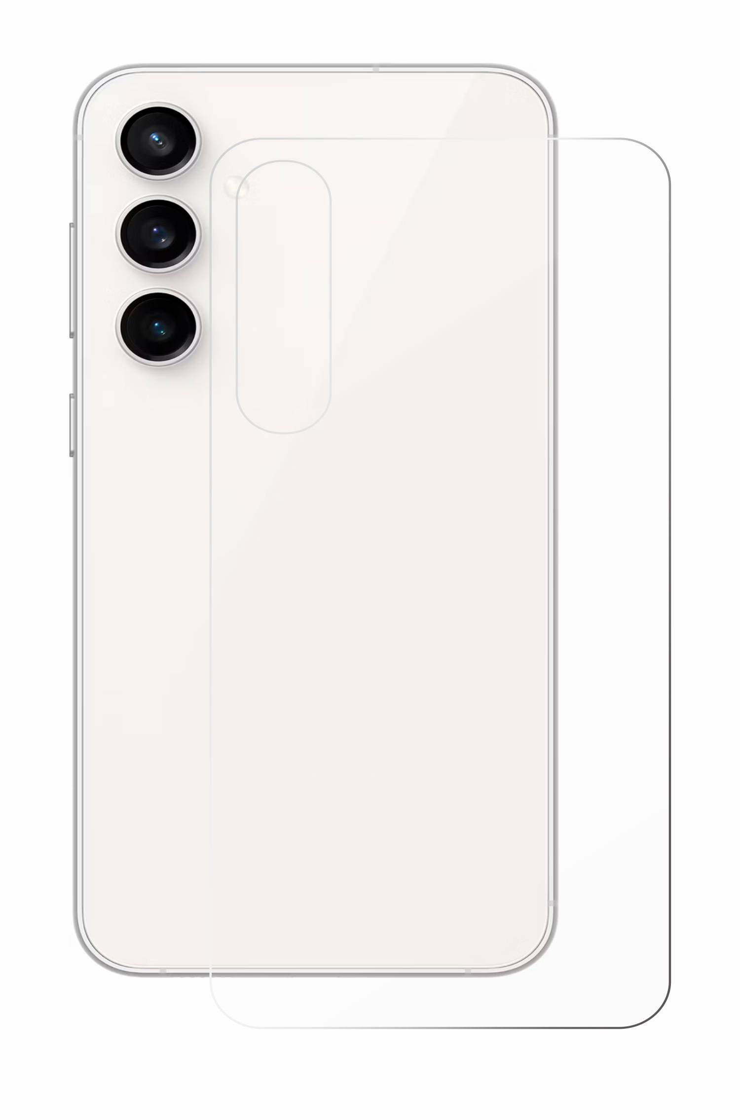BROTECT AirGlass Glas Panzer-Folie für Samsung Galaxy S23 FE (Rückseite) - Schutzglas